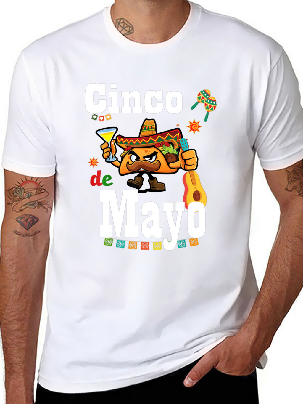 Cinco de Mayo T-Shirt - Taco Fiesta Party Tee
