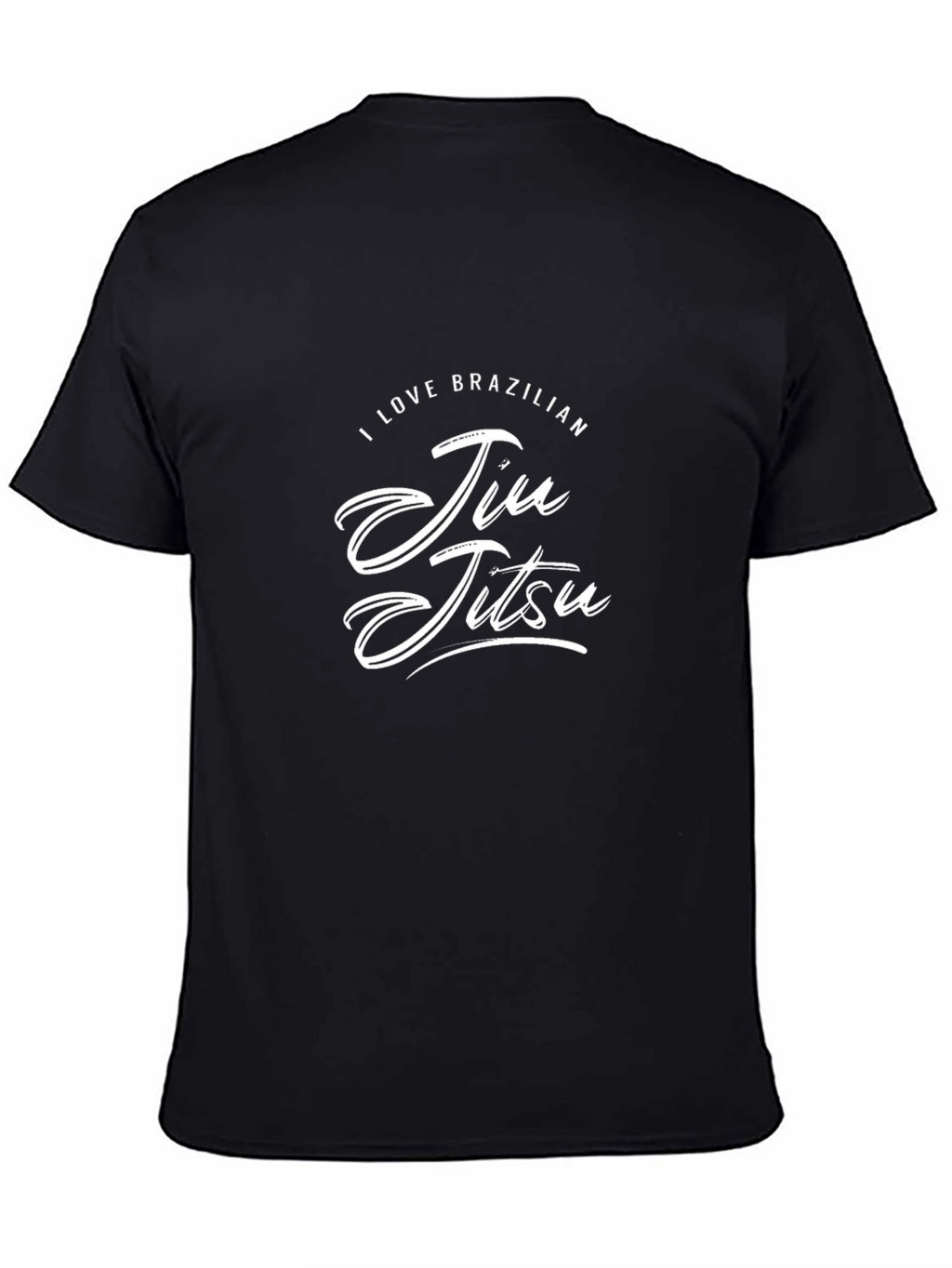 I Love Brazilian Jiu Jitsu Black T-Shirt