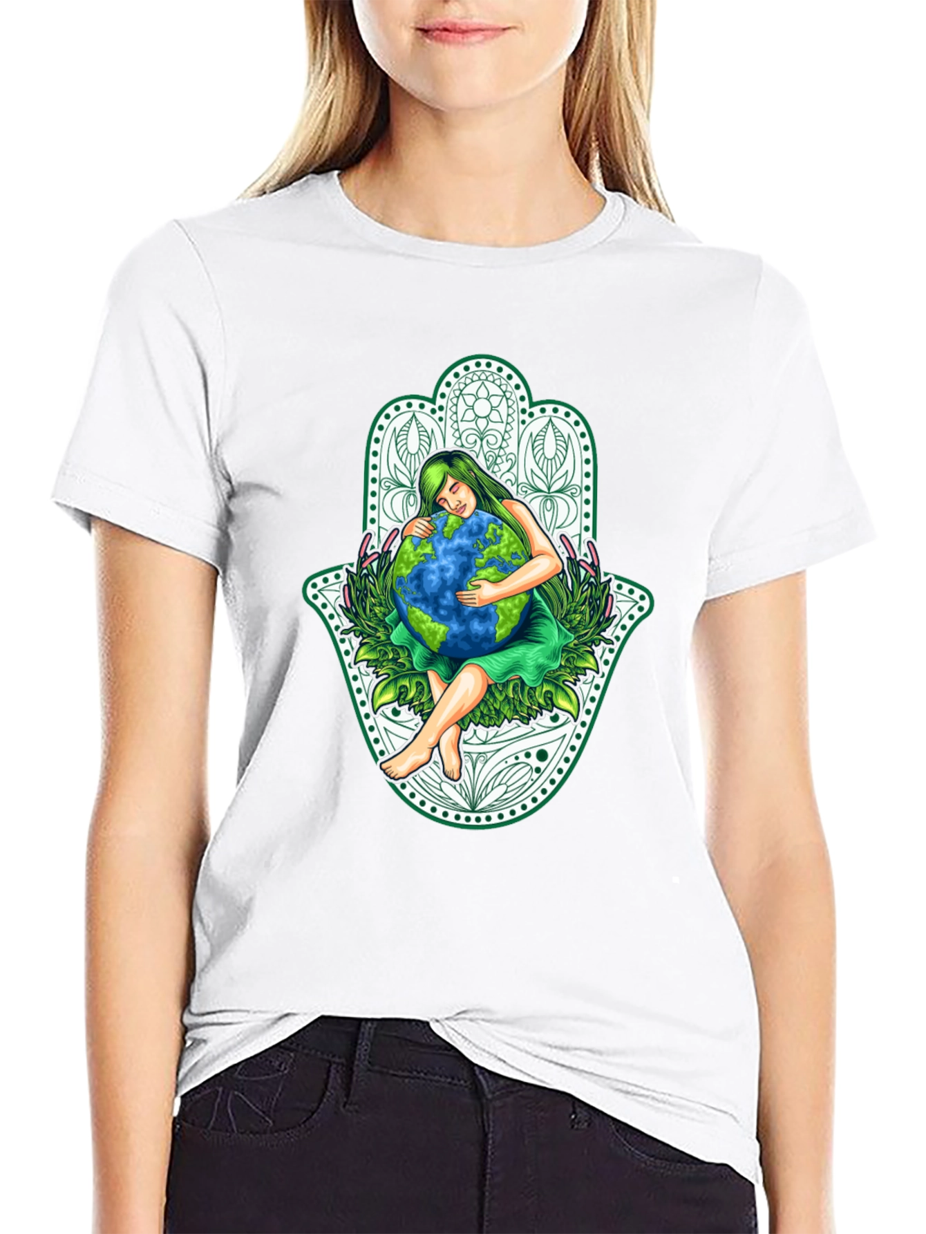 Earth Protector T-Shirt - Hug the Planet!