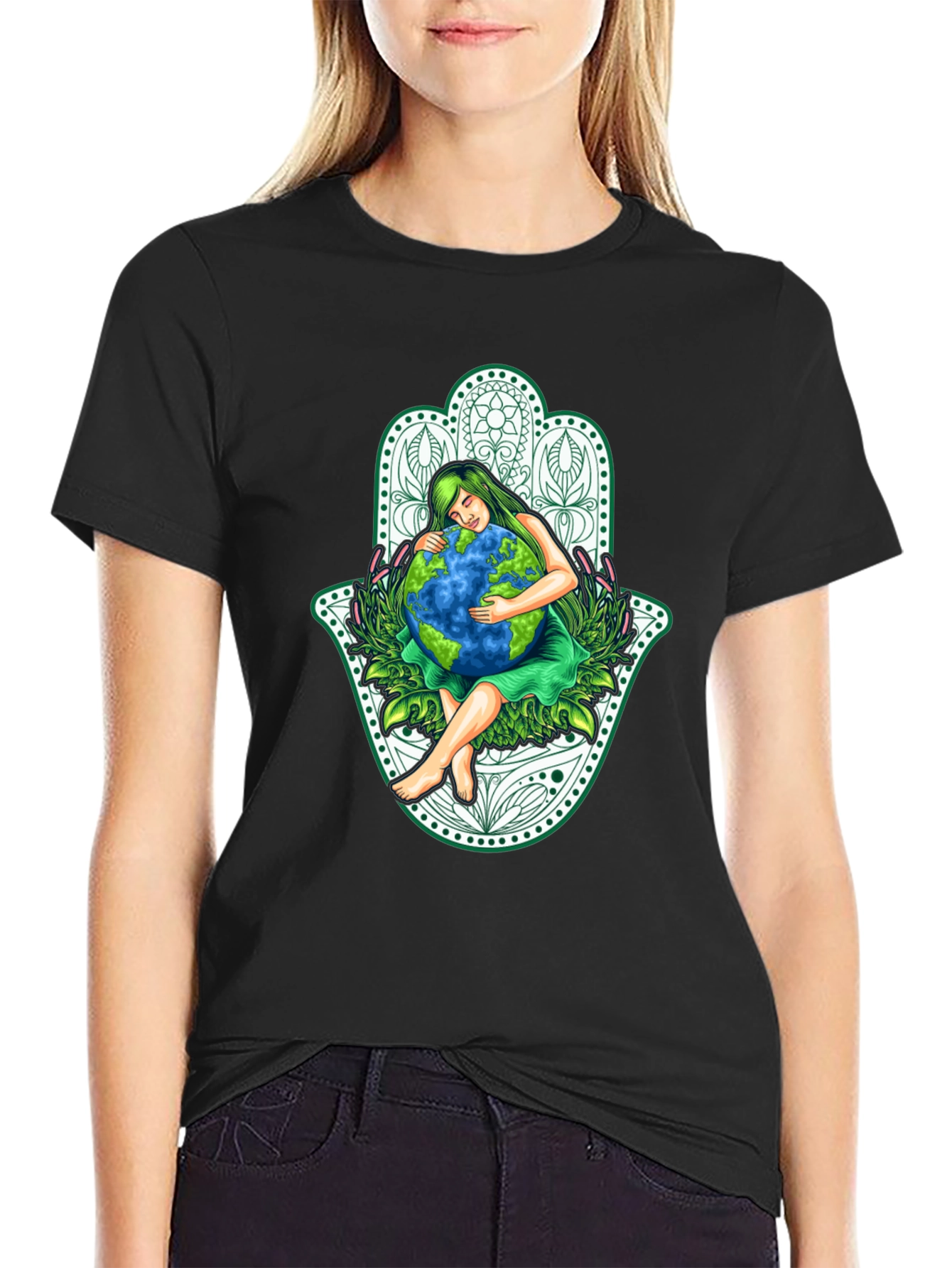 Earth Protector T-Shirt - Hug the Planet!