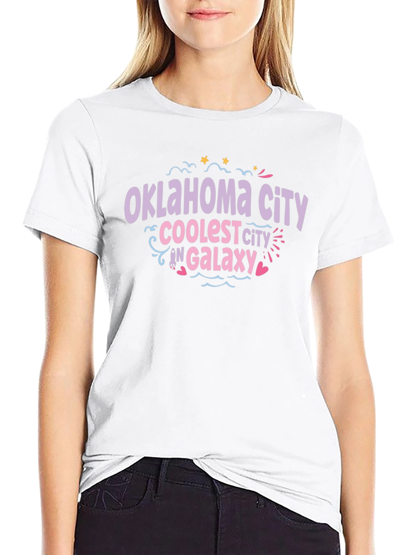 Oklahoma City Coolest City in Galaxy T-Shirt