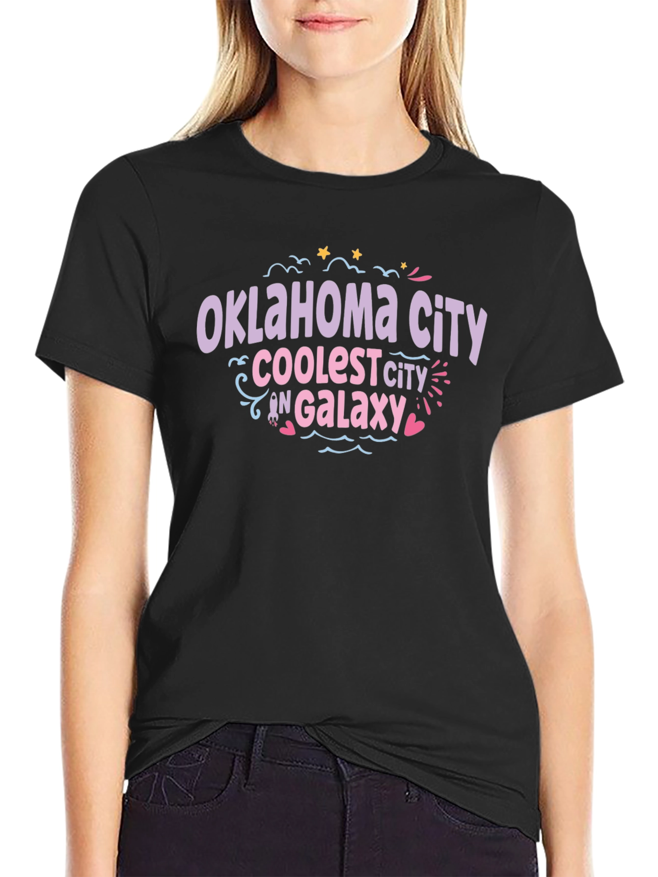 Oklahoma City Coolest City in Galaxy T-Shirt