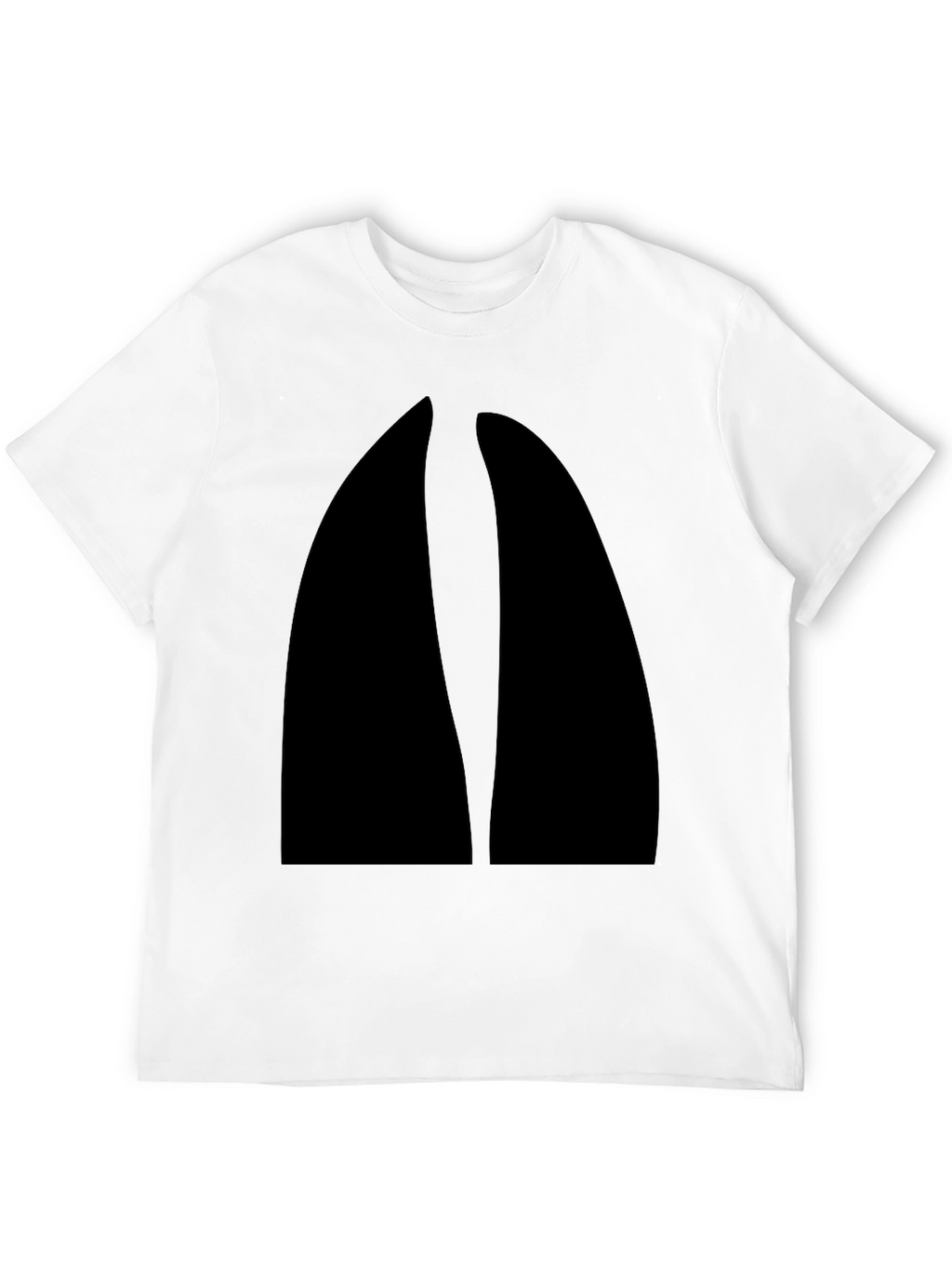Geometric Black T-Shirt - Modern Minimalist Tee