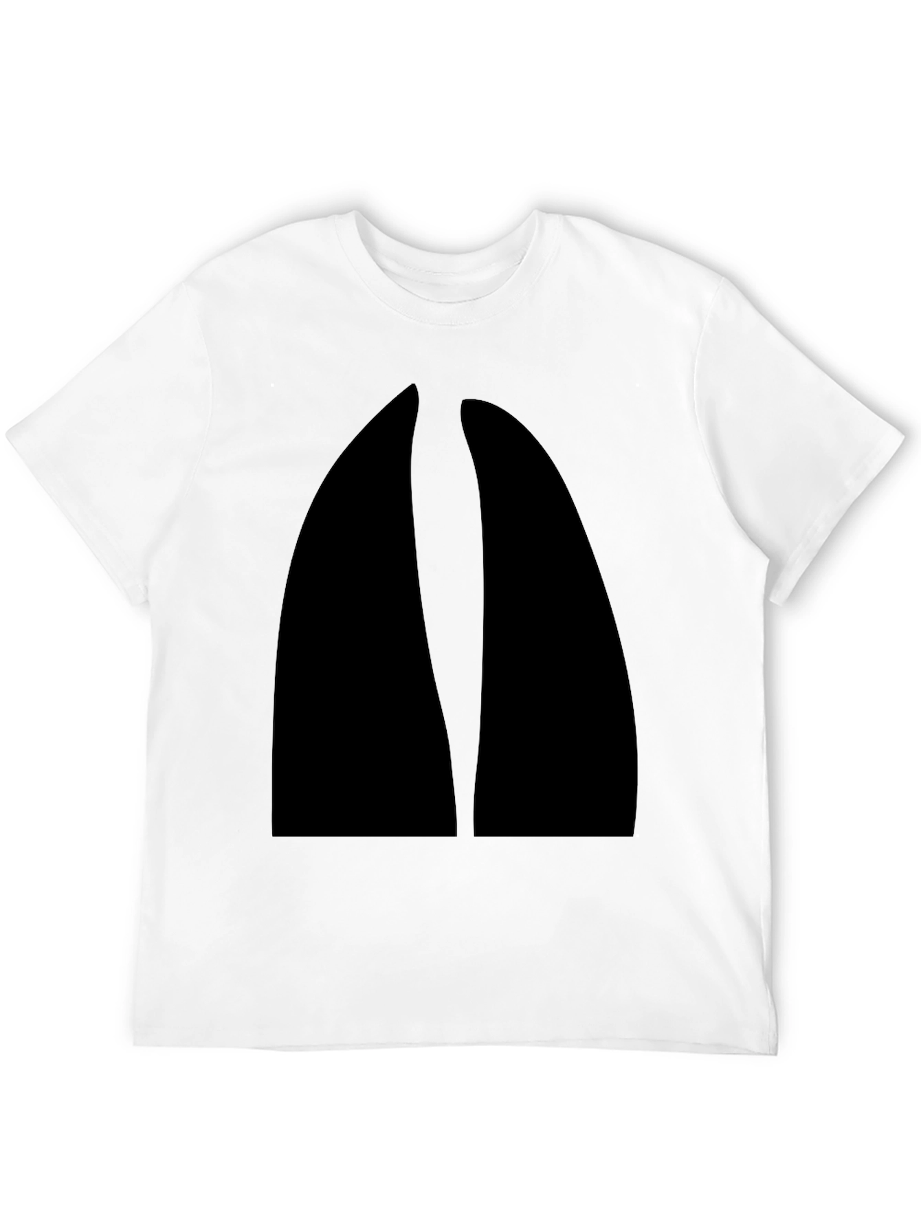 Geometric Black T-Shirt - Modern Minimalist Tee