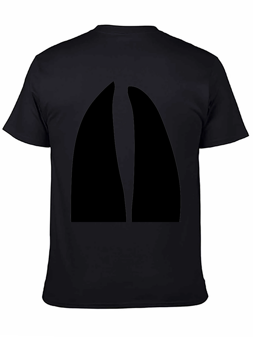 Geometric Black T-Shirt - Modern Minimalist Tee