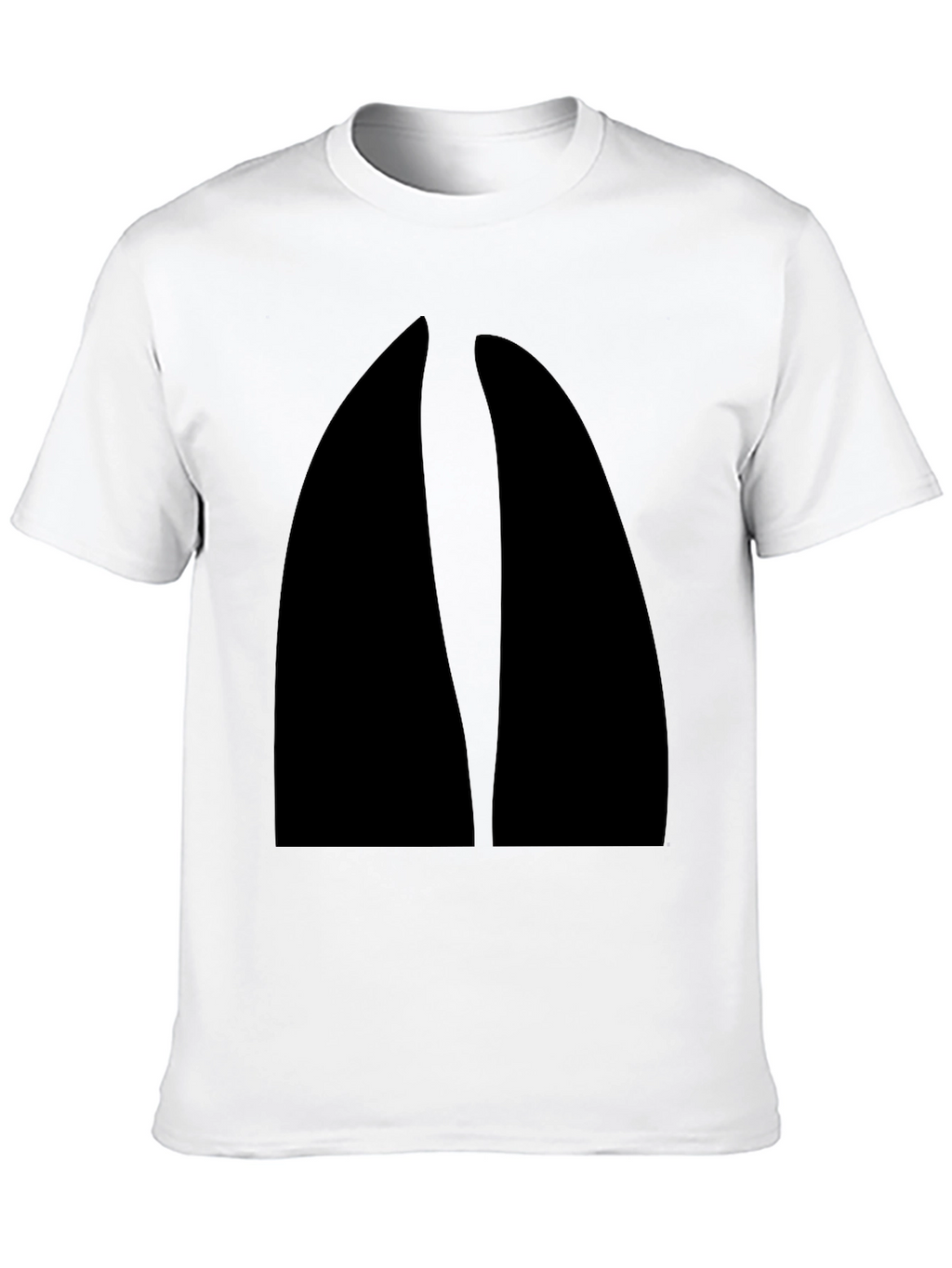 Geometric Black T-Shirt - Modern Minimalist Tee