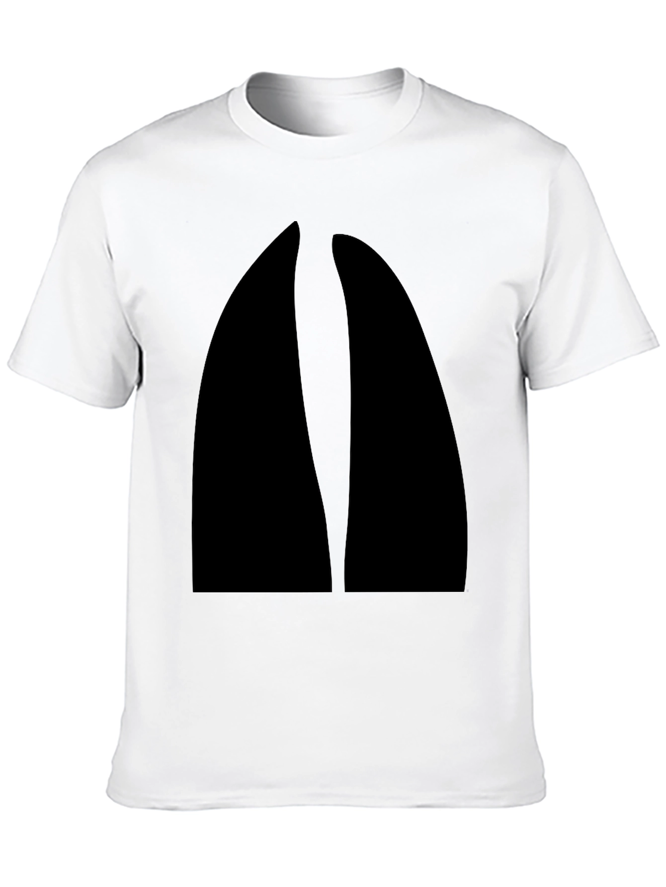 Geometric Black T-Shirt - Modern Minimalist Tee