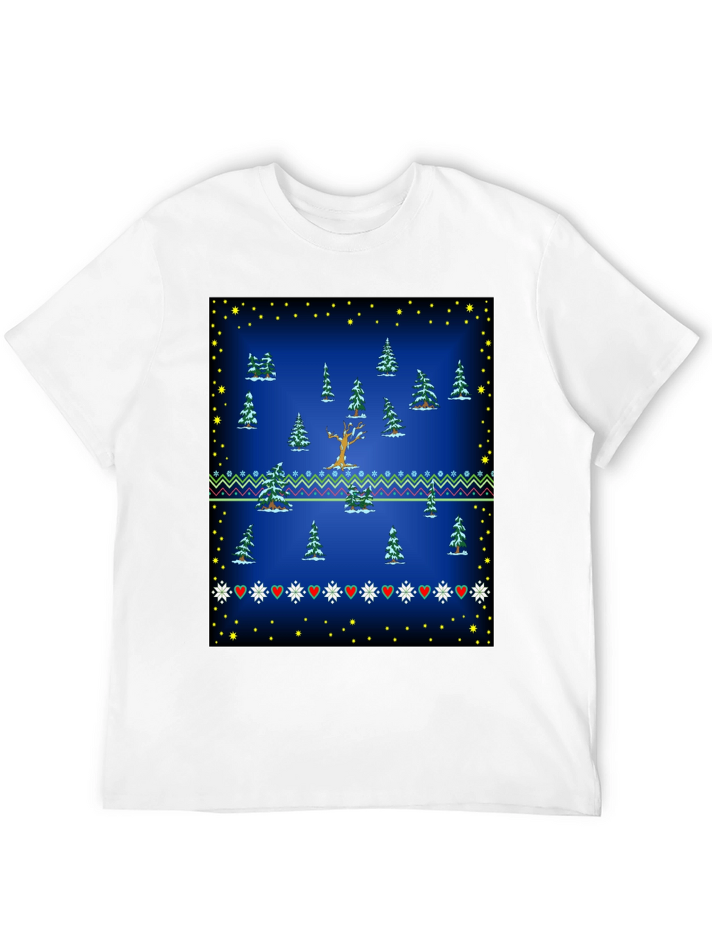 Winter Forest Tee - Festive Holiday Style