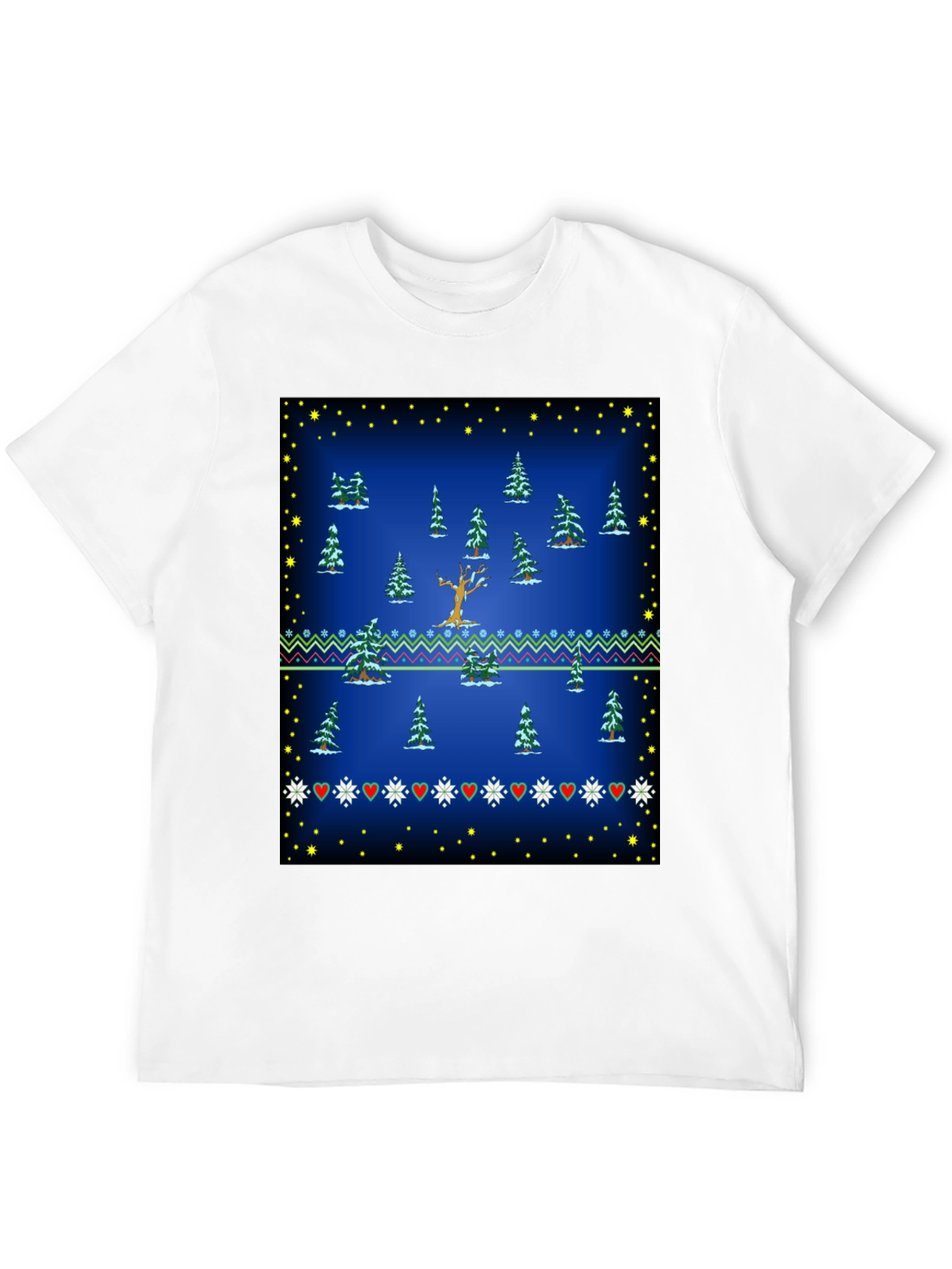 Winter Forest Tee - Festive Holiday Style
