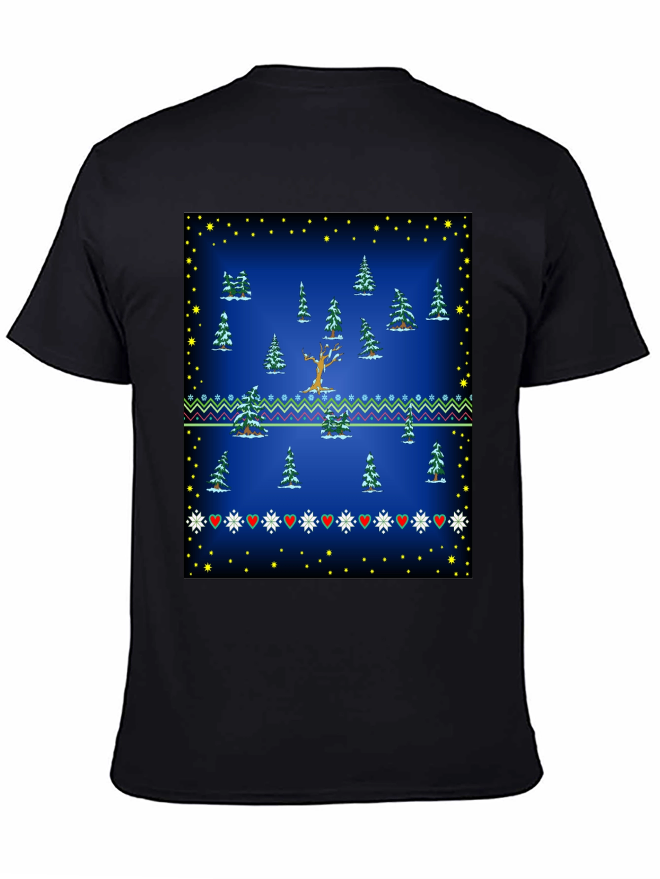 Winter Forest Tee - Festive Holiday Style