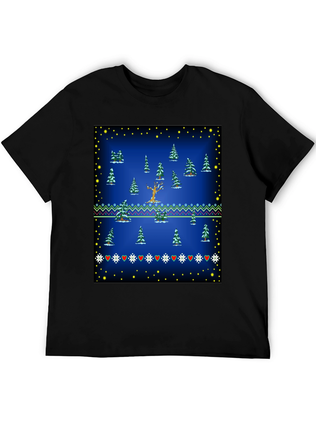 Winter Forest Tee - Festive Holiday Style