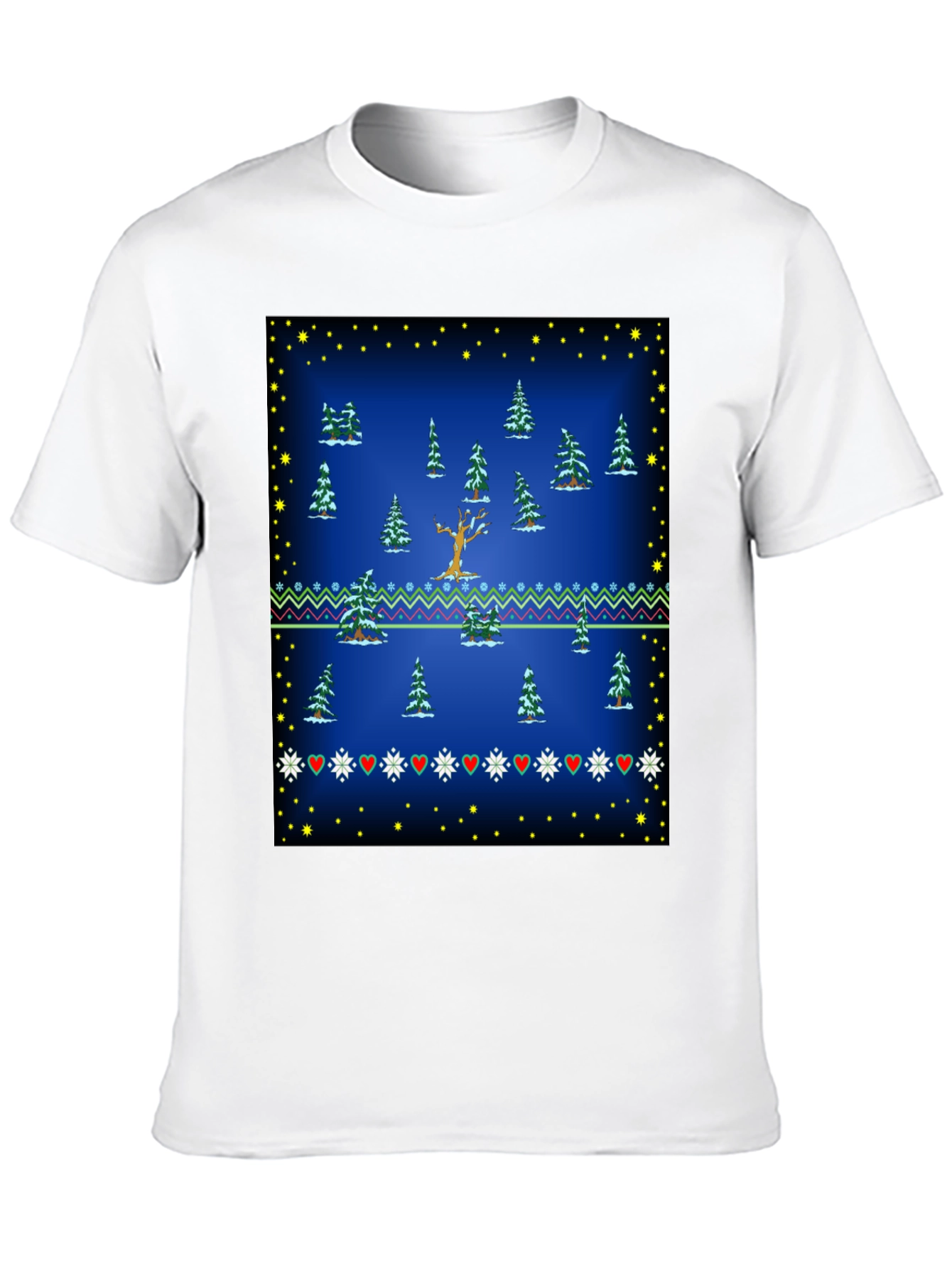 Winter Forest Tee - Festive Holiday Style
