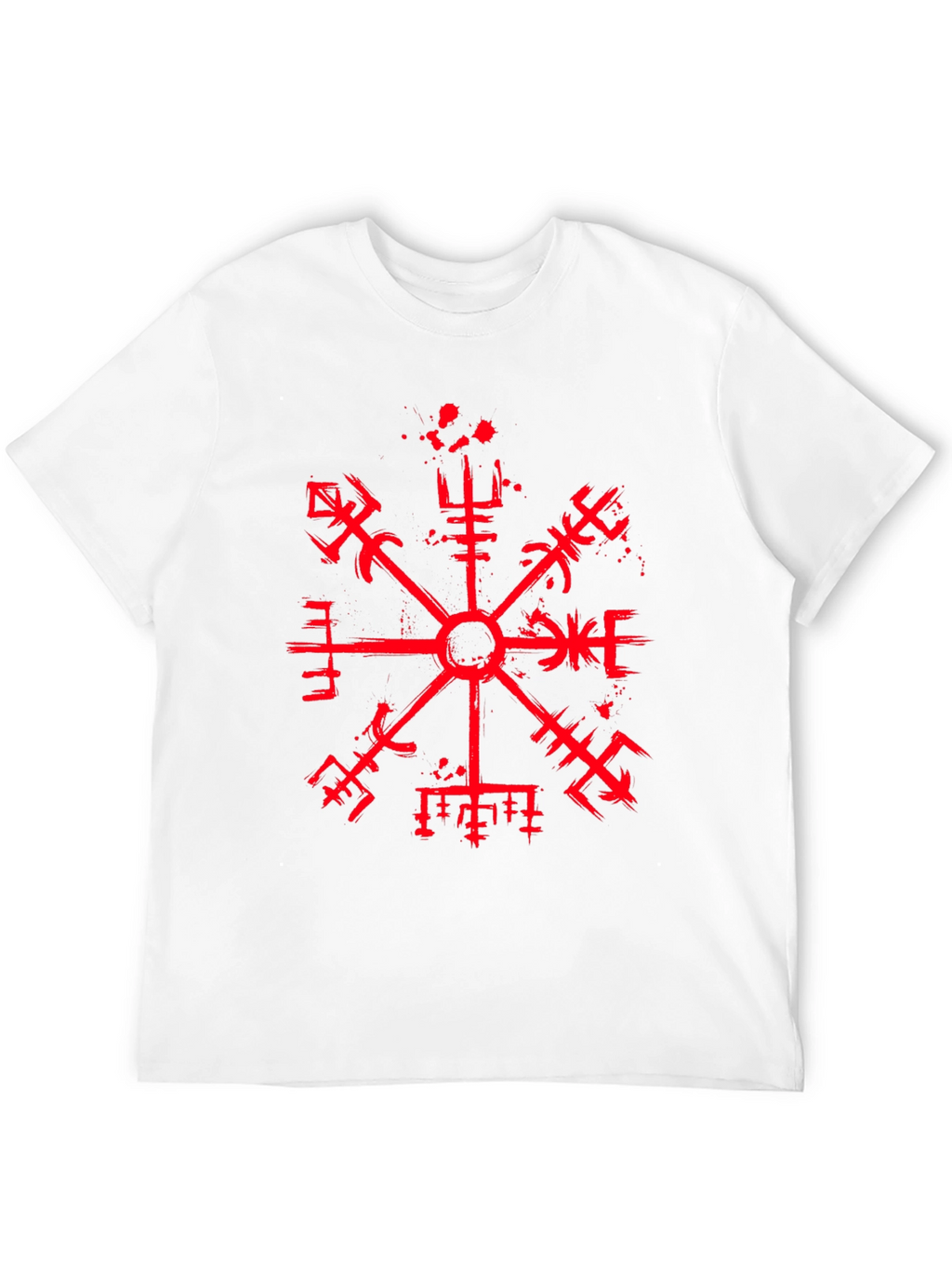 Viking Compass Black Graphic Tee