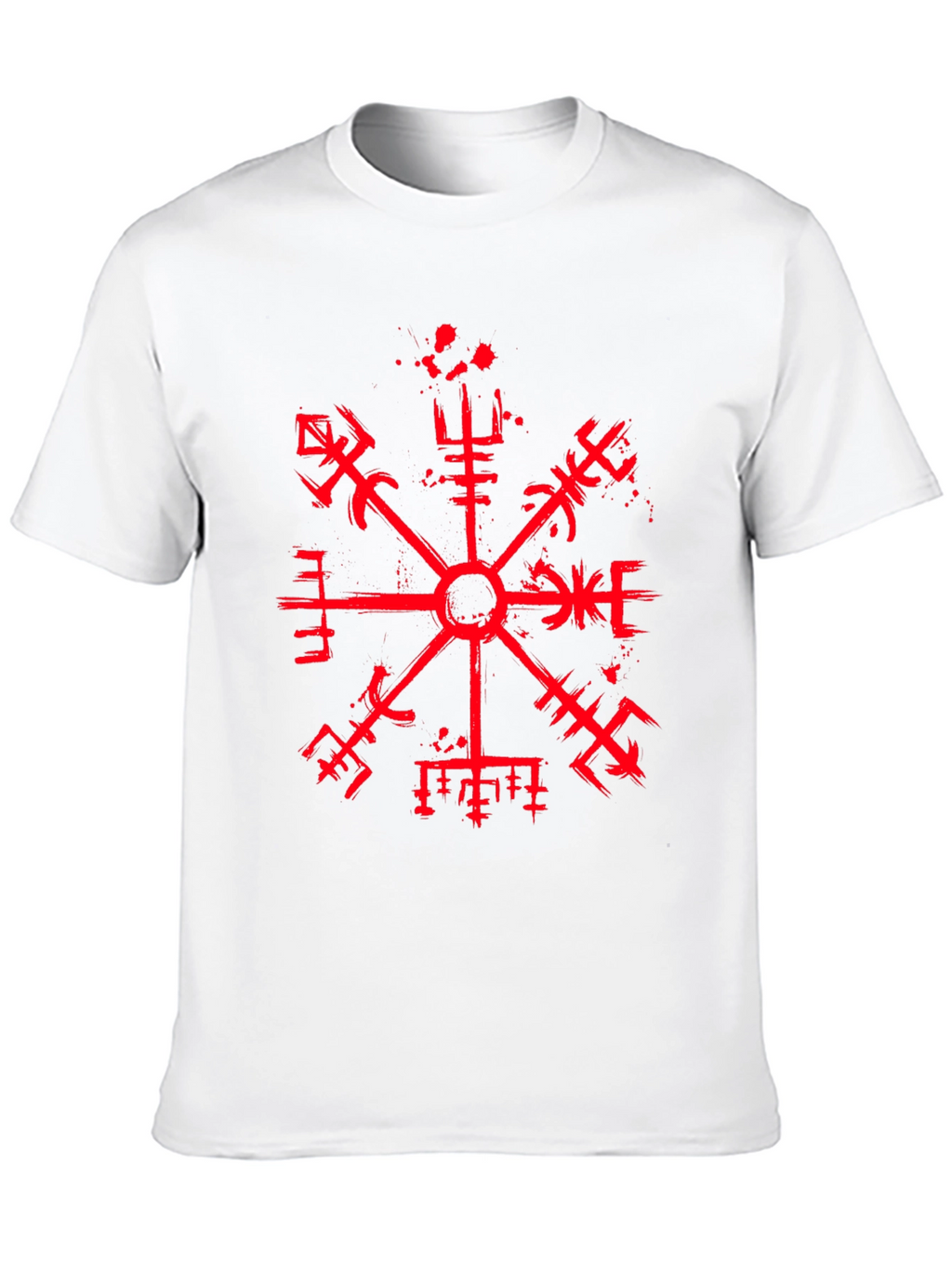 Viking Compass Black Graphic Tee