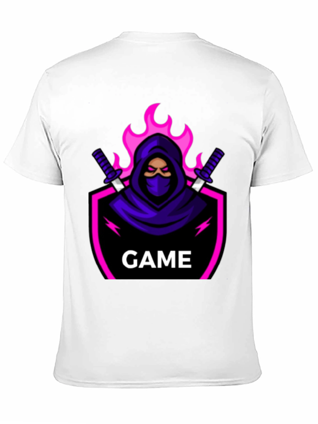 Gaming Ninja Graphic T-Shirt - Black