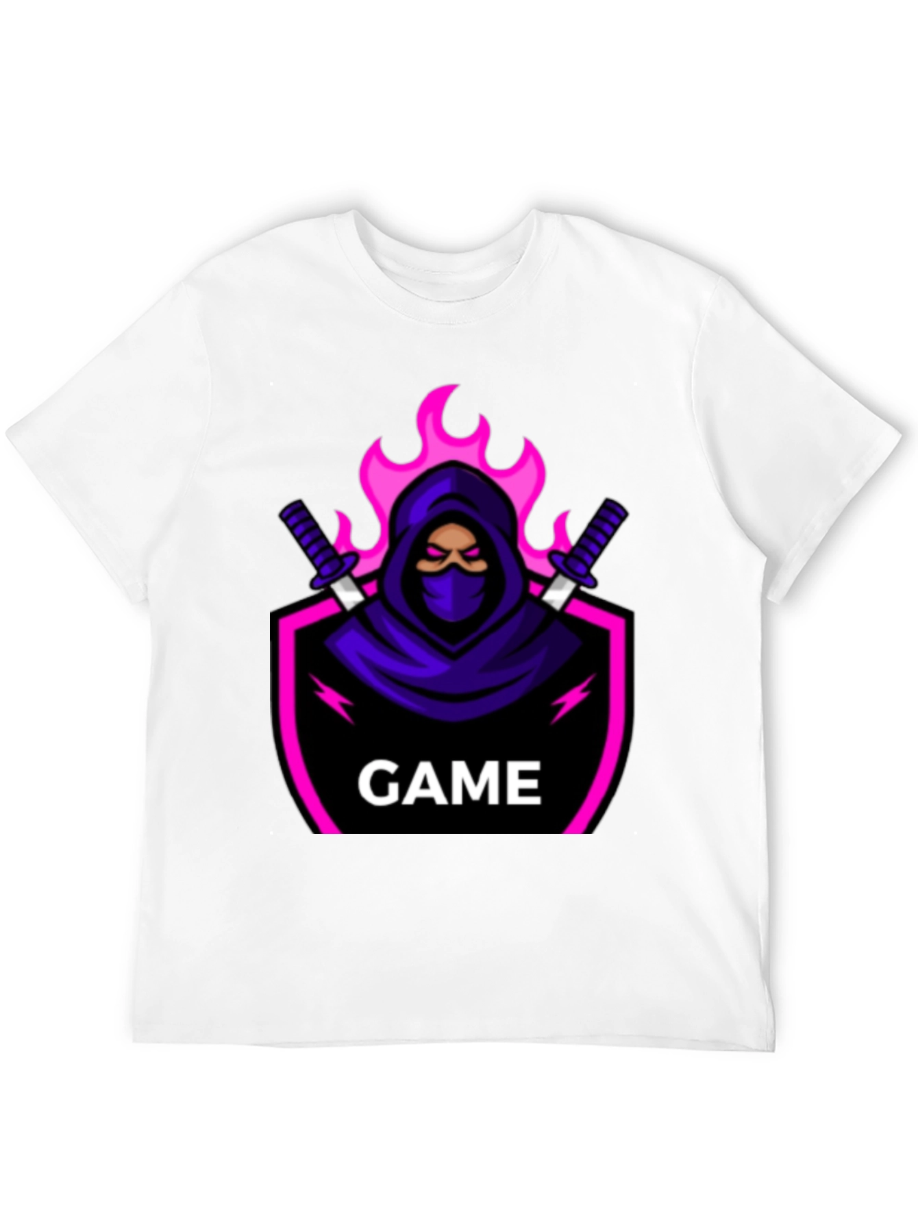 Gaming Ninja Graphic T-Shirt - Black