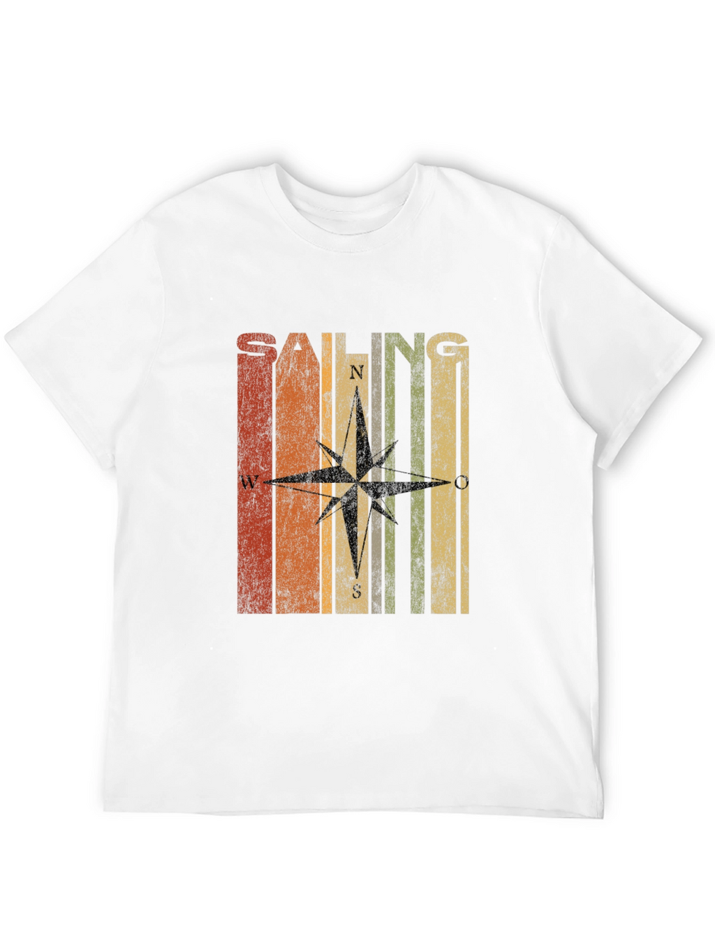 Retro Sailing Compass T-Shirt