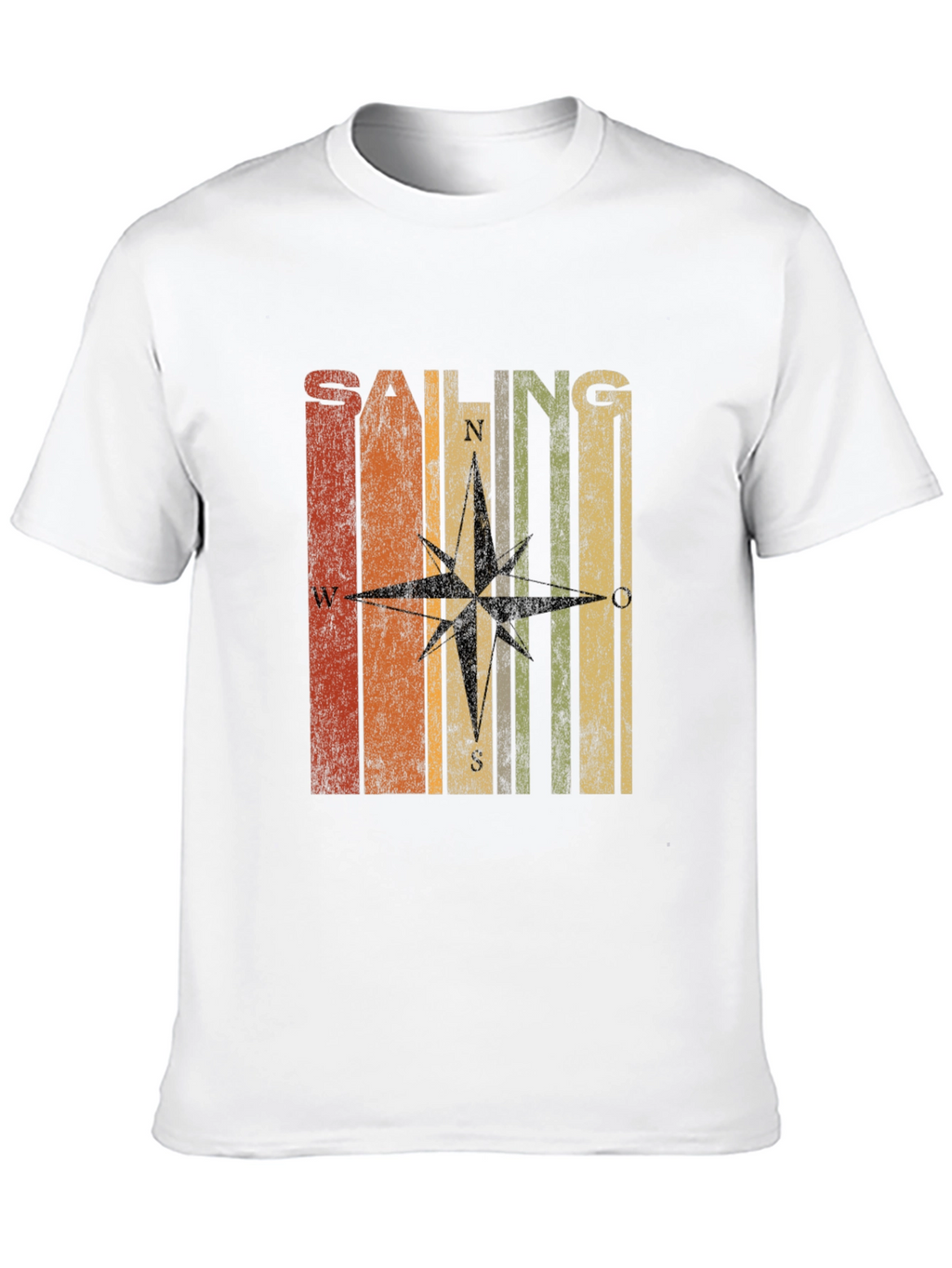 Retro Sailing Compass T-Shirt