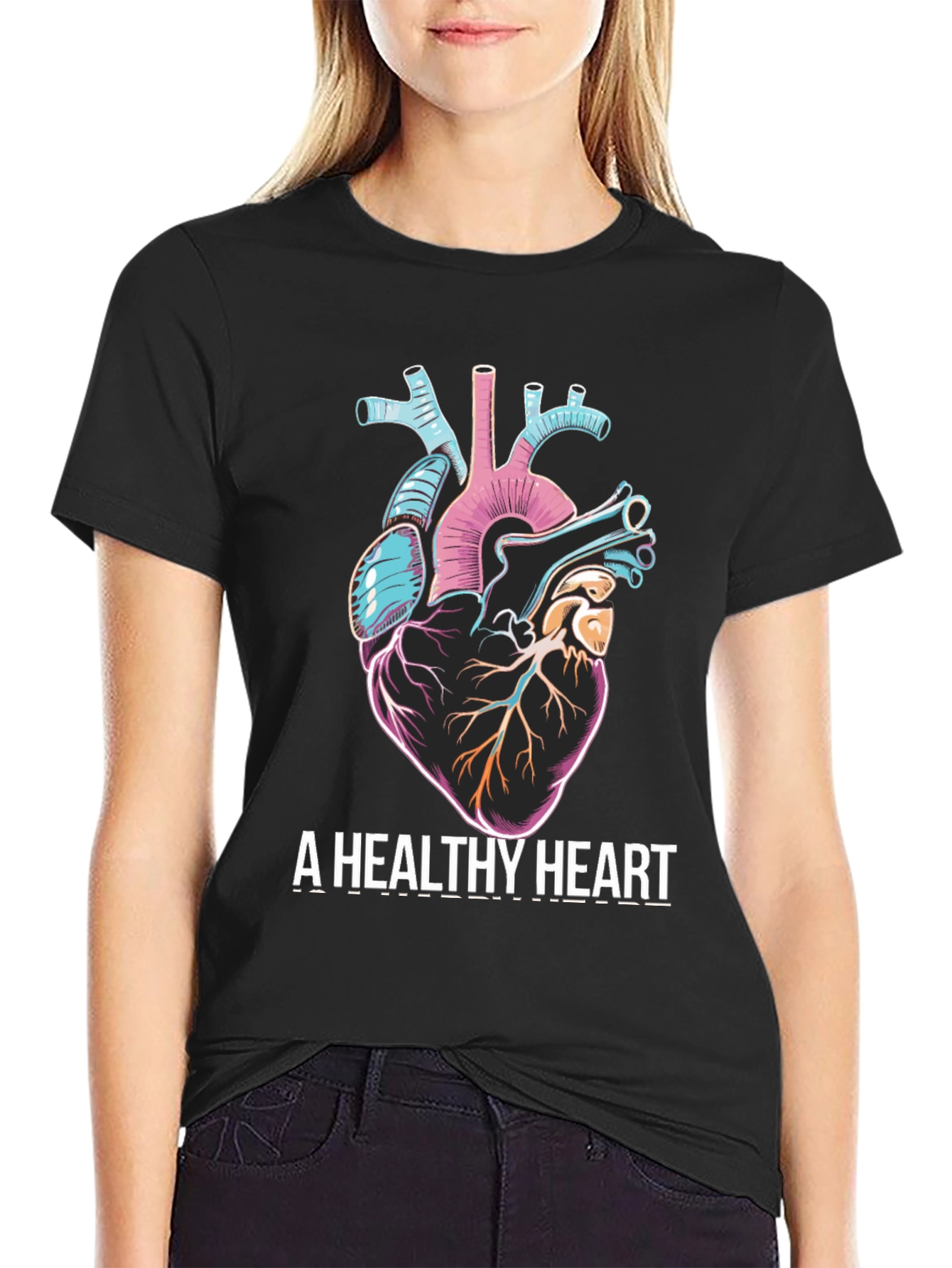 A Healthy Heart Graphic T-Shirt