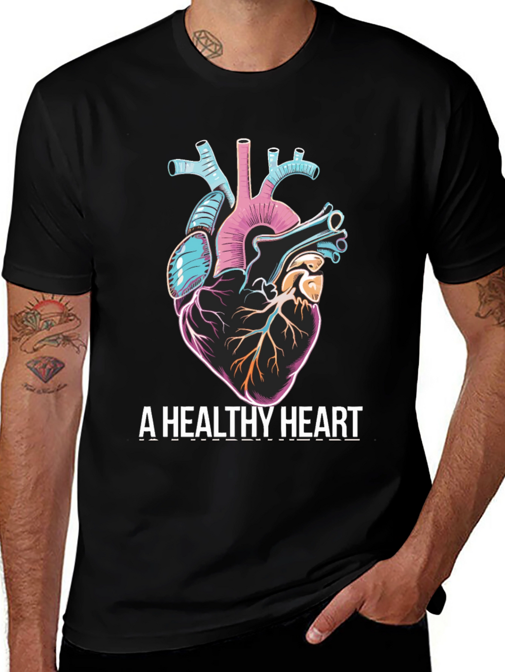 A Healthy Heart Graphic T-Shirt