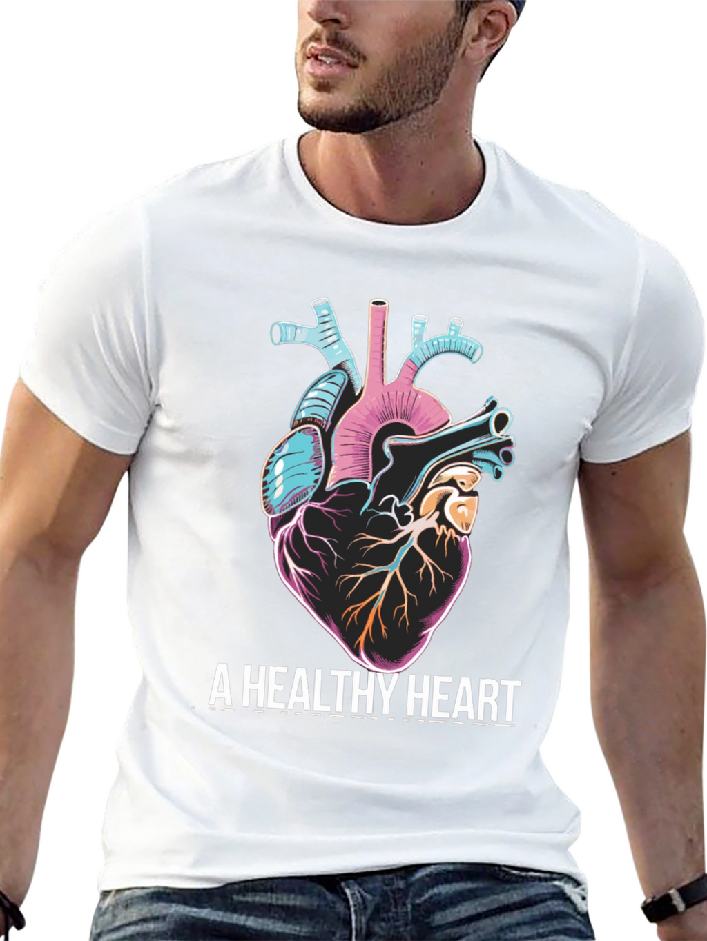 A Healthy Heart Graphic T-Shirt