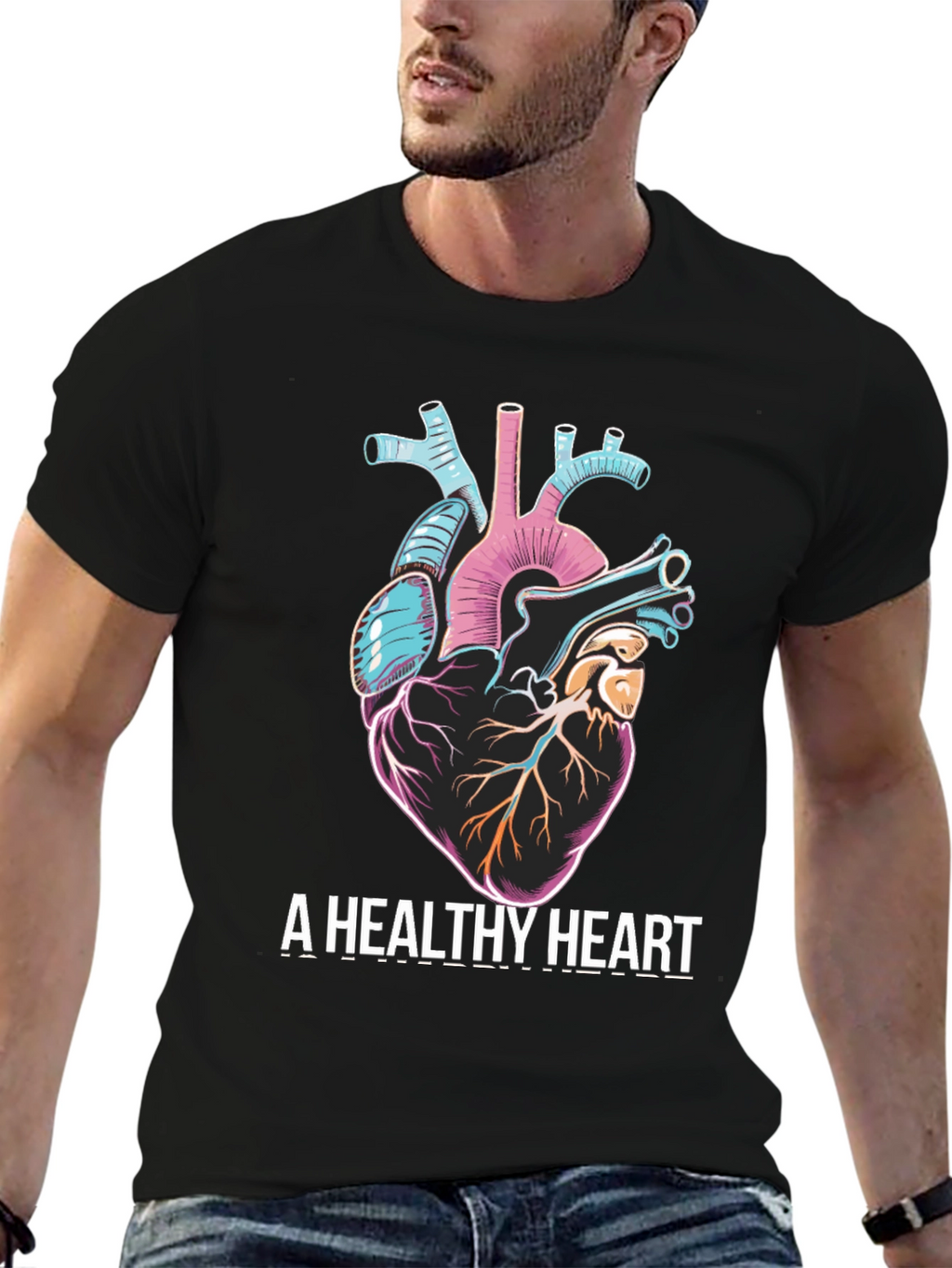 A Healthy Heart Graphic T-Shirt