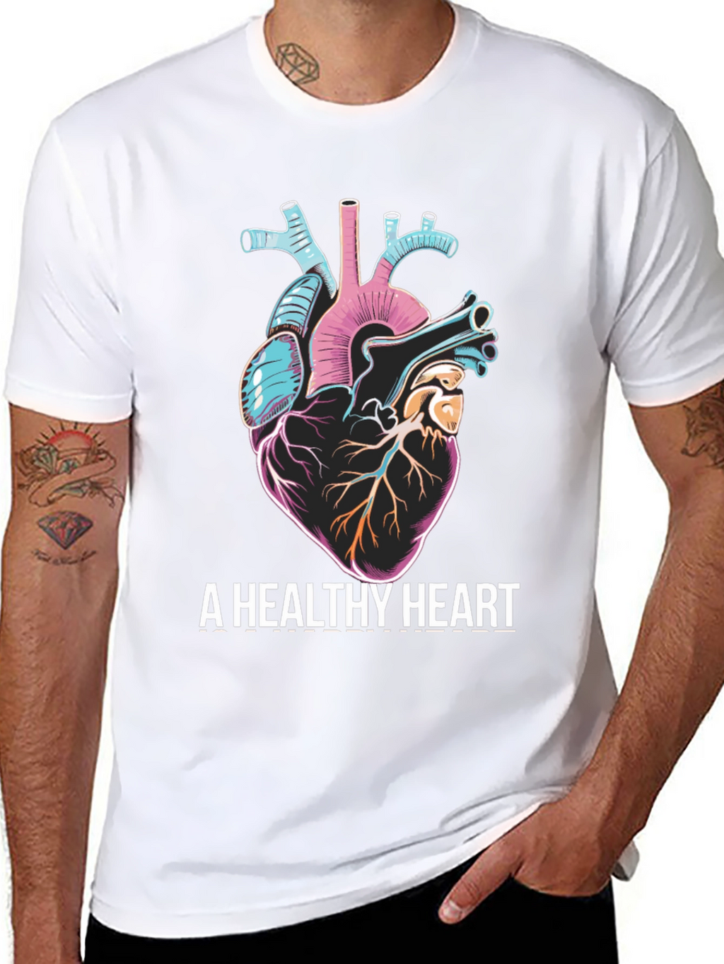 A Healthy Heart Graphic T-Shirt