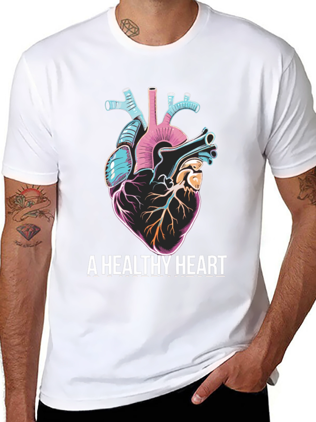 A Healthy Heart Graphic T-Shirt