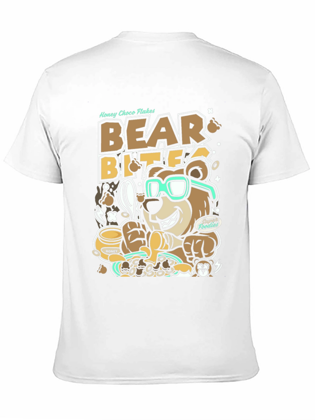 Bear Bites Graphic Tee - Honey Choco Flakes