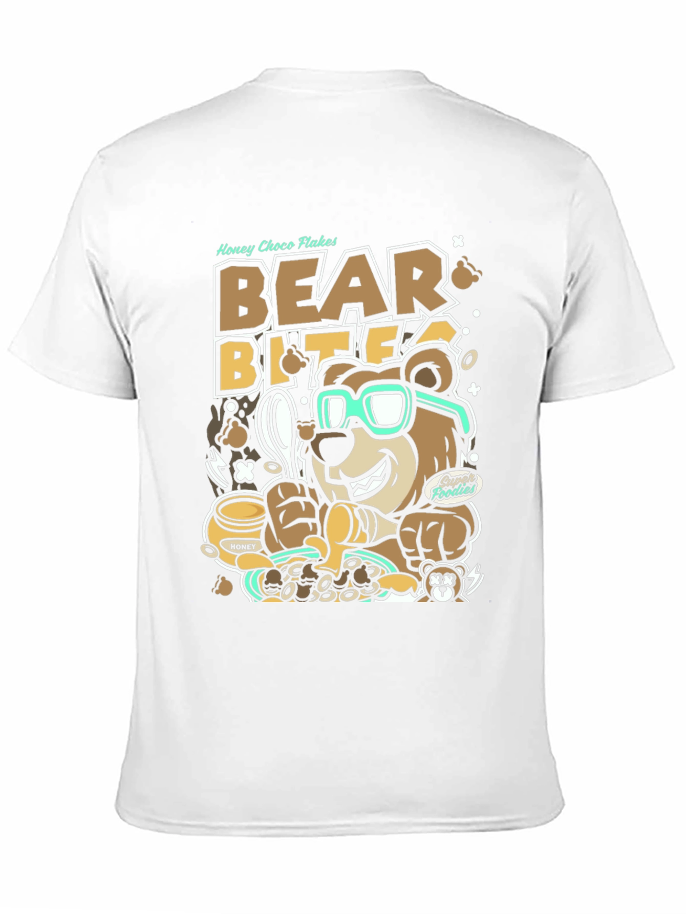 Bear Bites Graphic Tee - Honey Choco Flakes