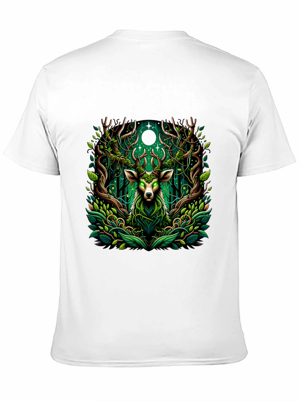 Mystic Deer Forest Green T-Shirt