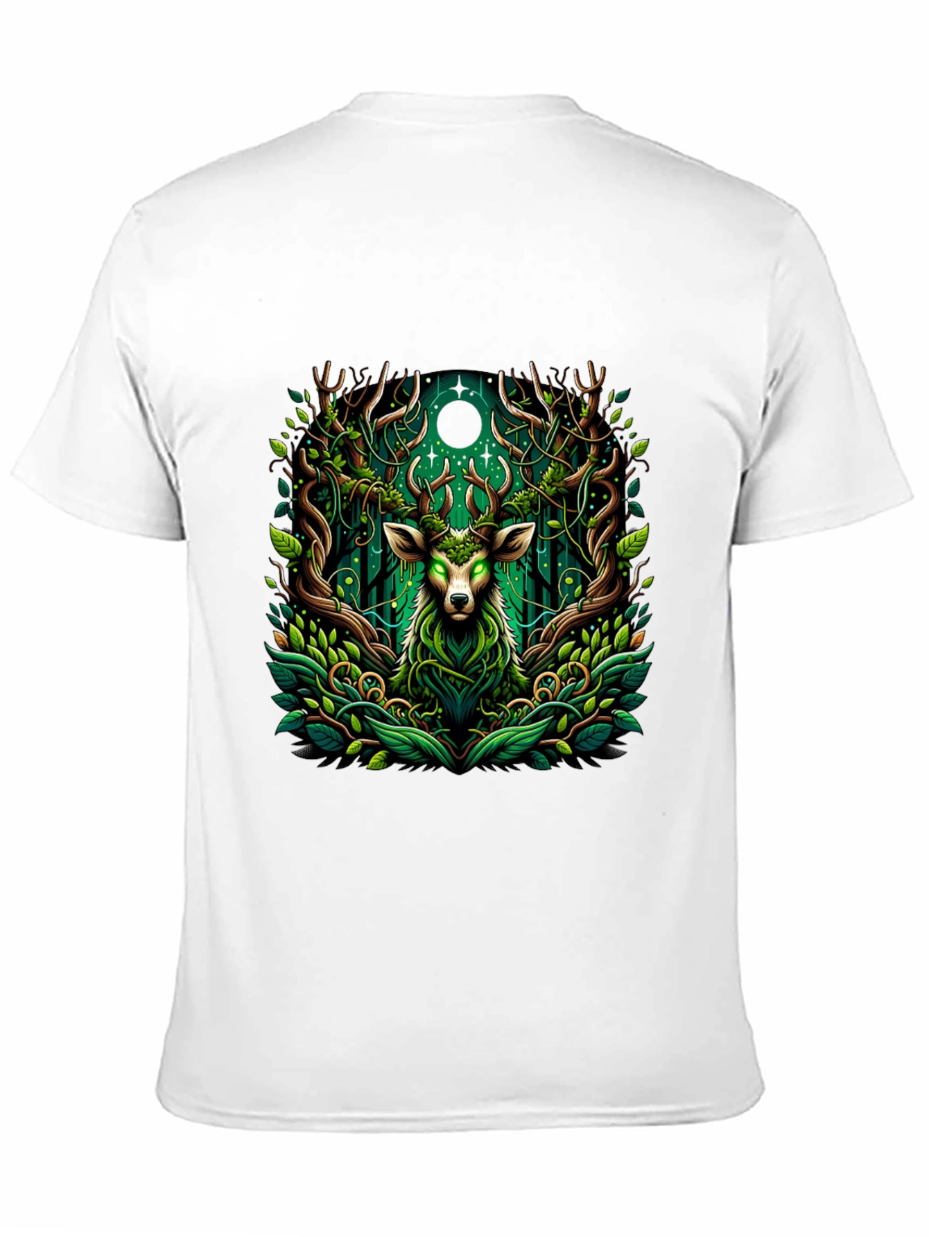 Mystic Deer Forest Green T-Shirt