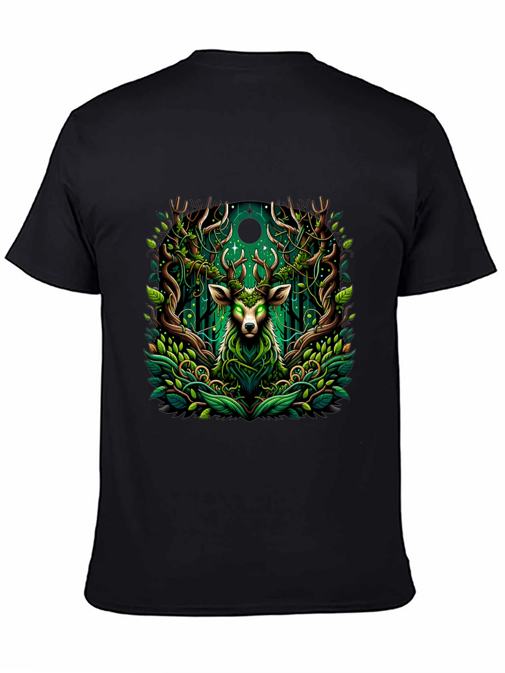 Mystic Deer Forest Green T-Shirt