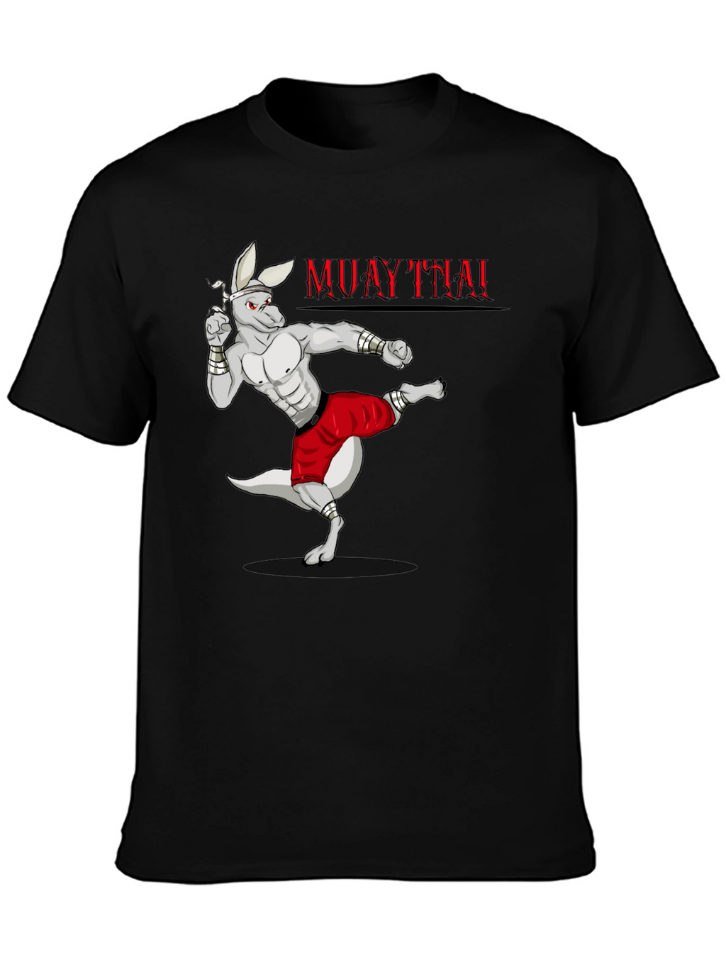 Muay Thai Kangaroo Graphic T-Shirt