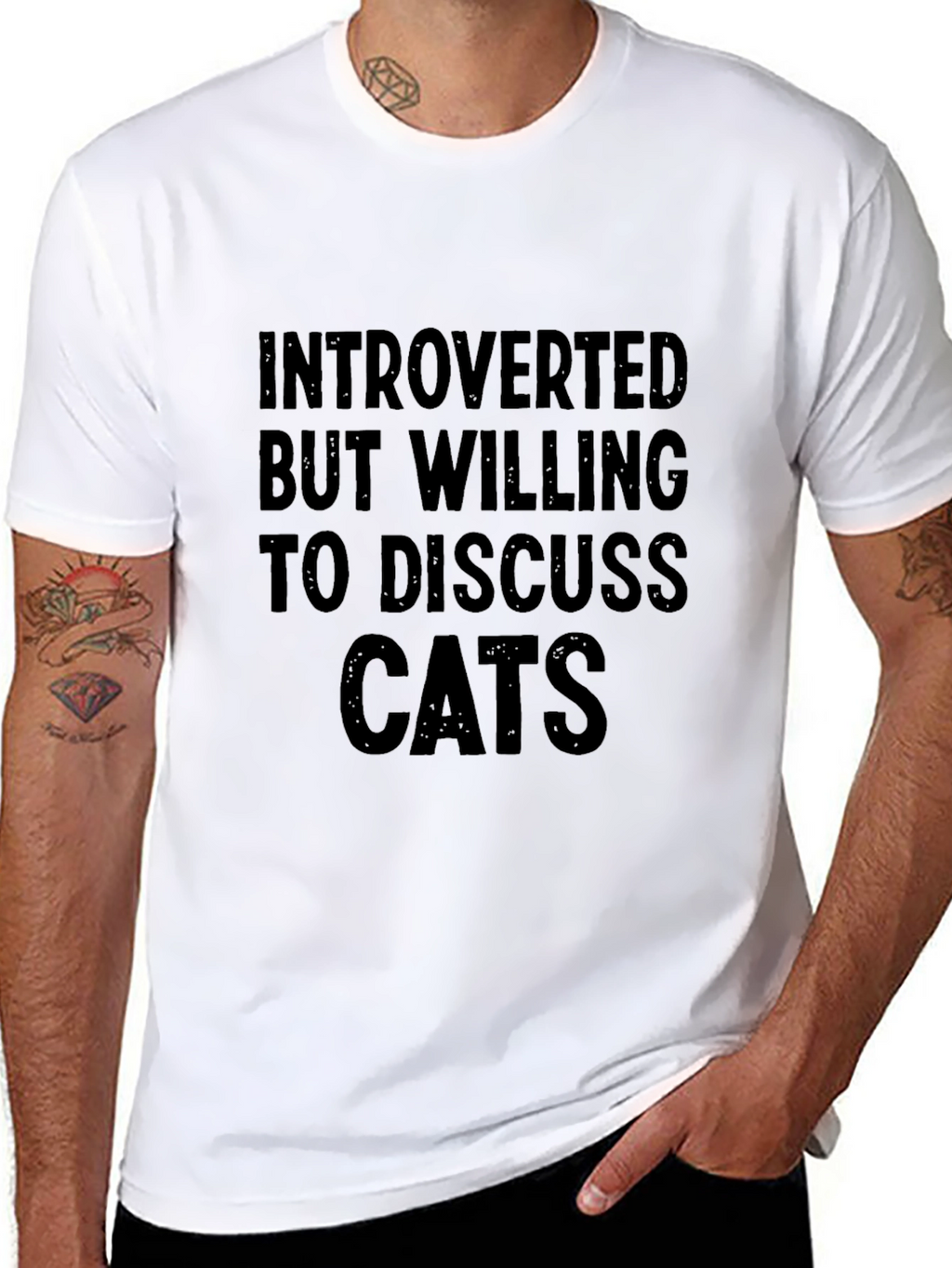 Introverted Cat Lover T-Shirt