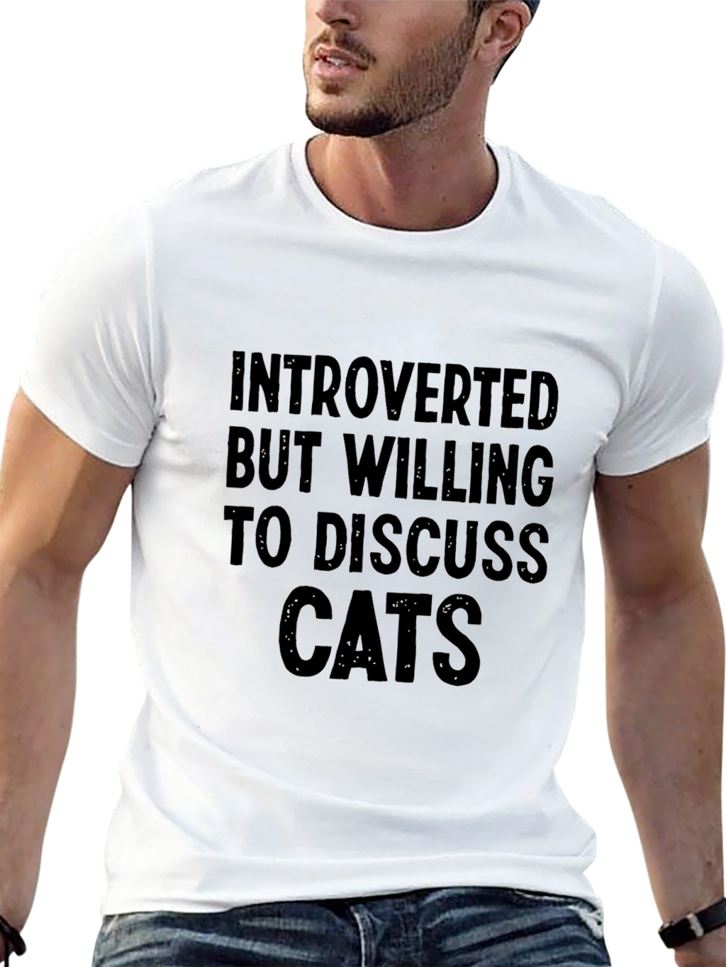 Introverted Cat Lover T-Shirt