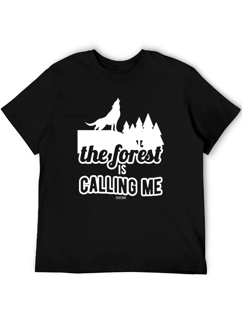 The Forest is Calling Me Black T-Shirt
