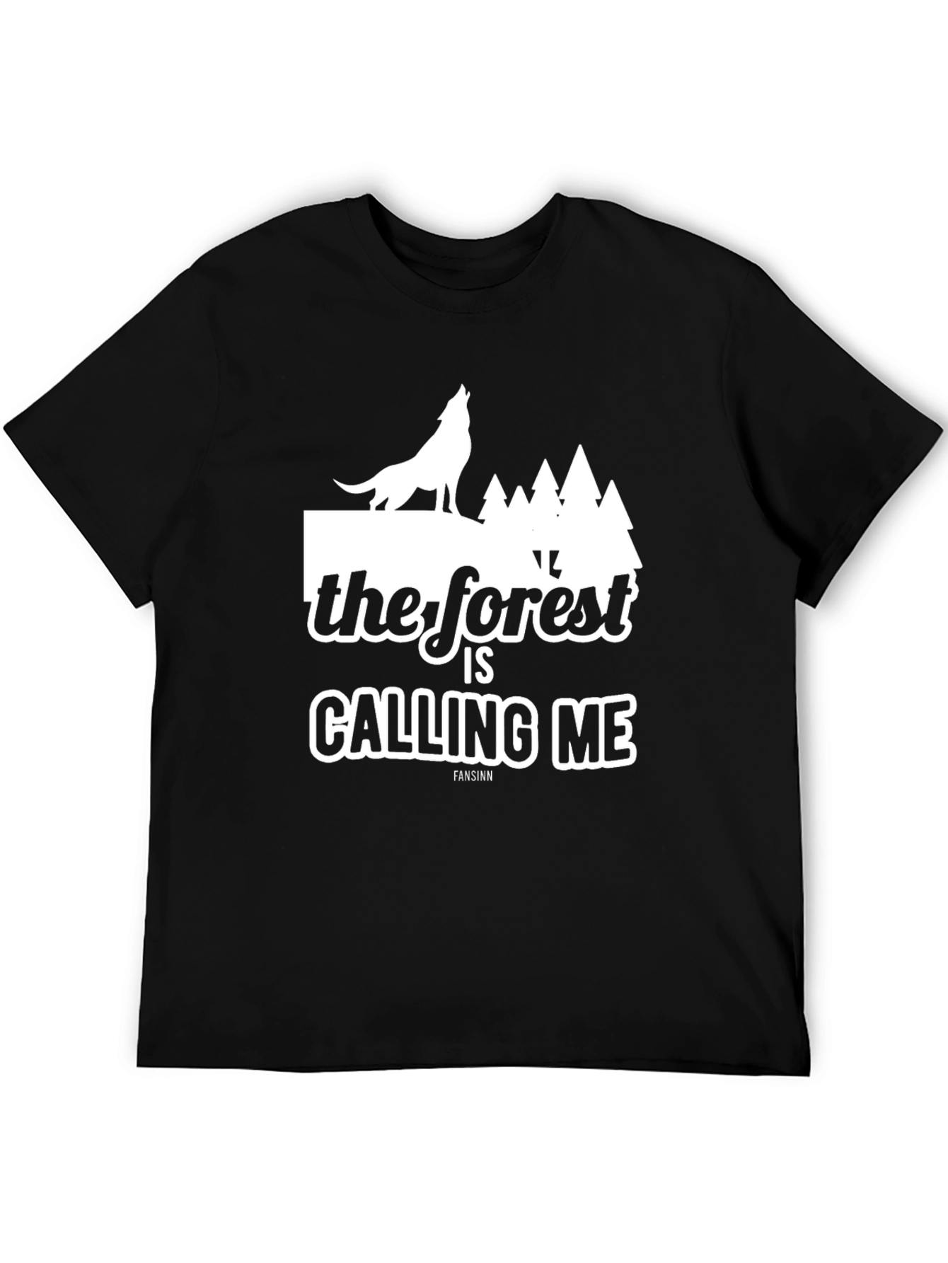 The Forest is Calling Me Black T-Shirt