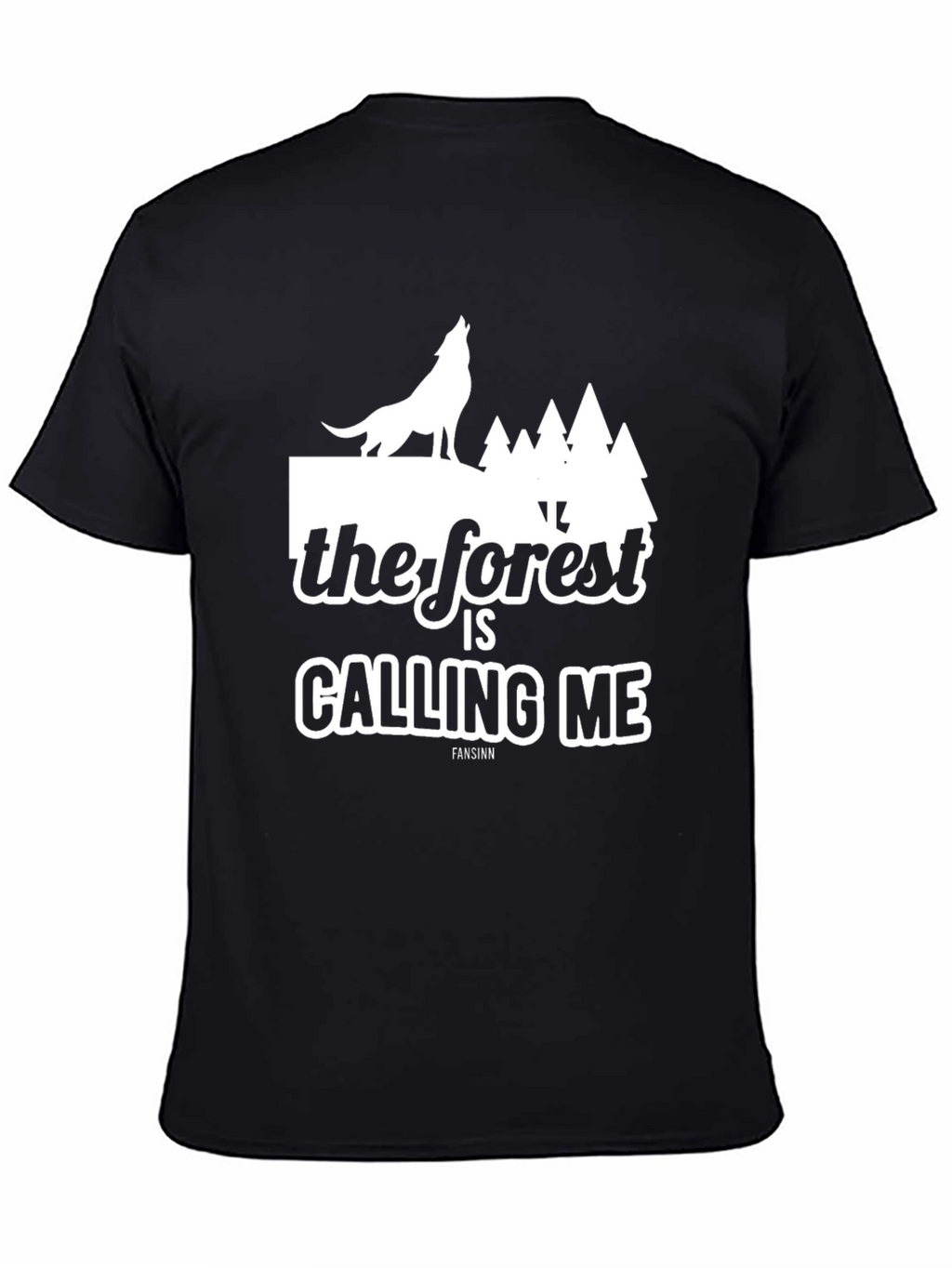 The Forest is Calling Me Black T-Shirt