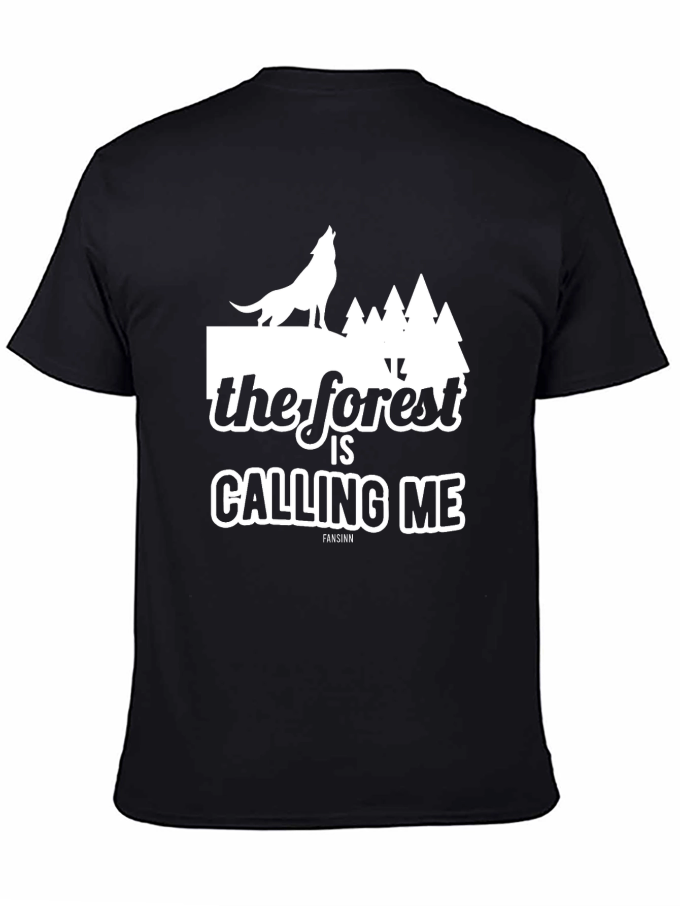 The Forest is Calling Me Black T-Shirt