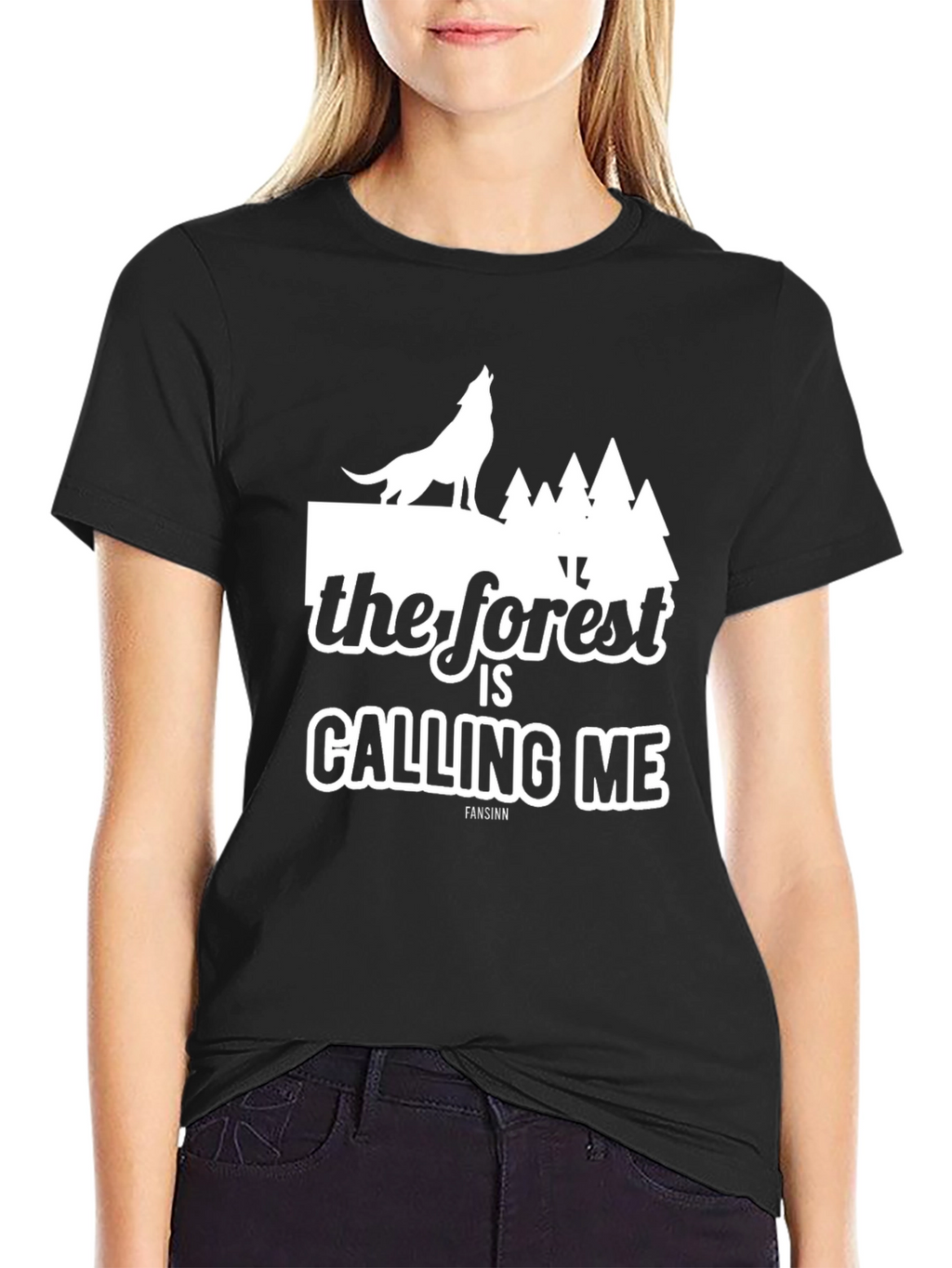 The Forest is Calling Me Black T-Shirt
