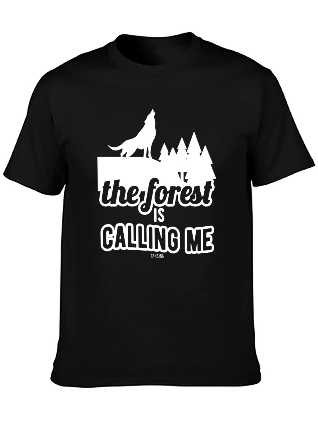 The Forest is Calling Me Black T-Shirt