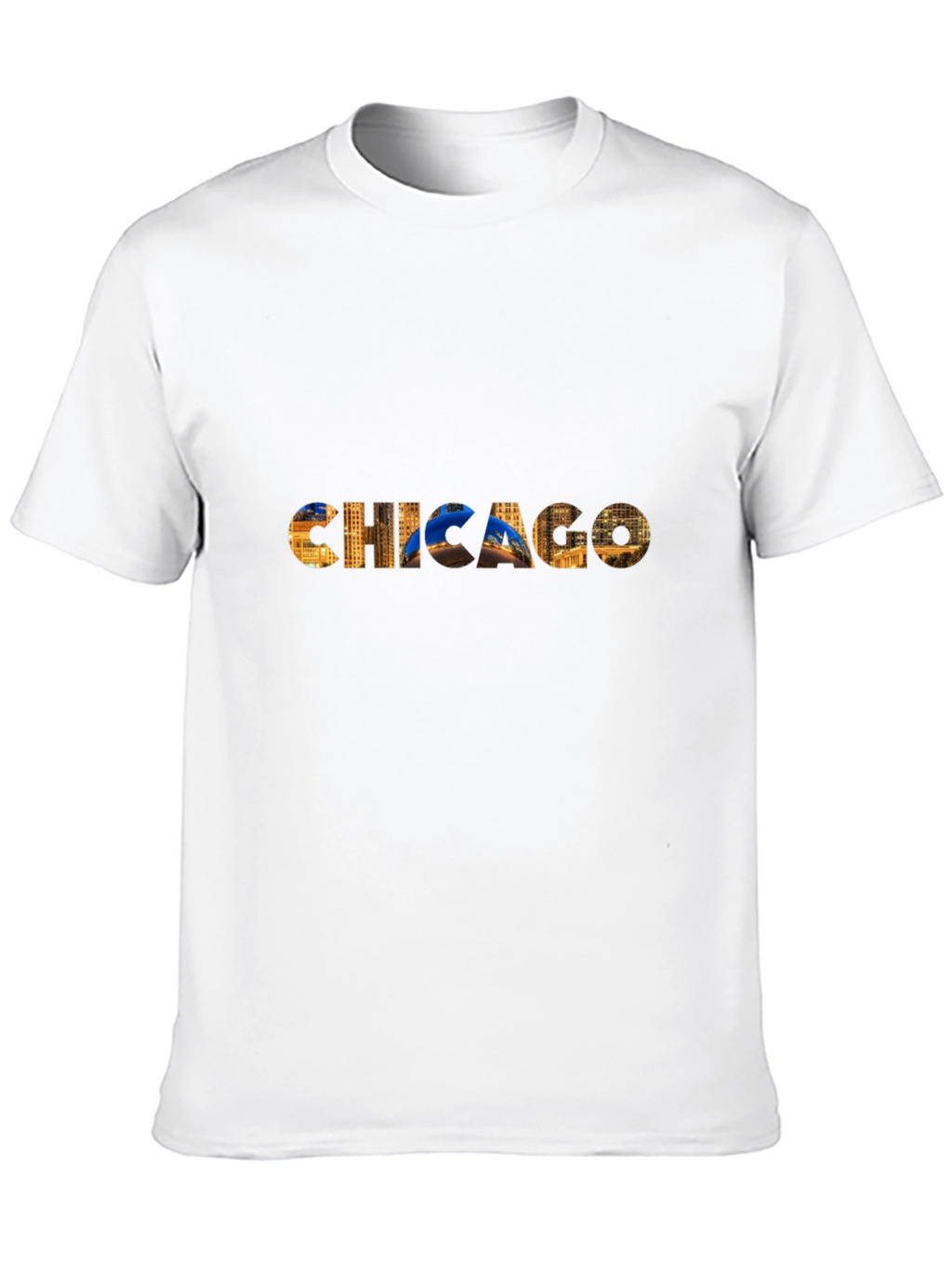 Chicago Skyline Graphic Black T-Shirt
