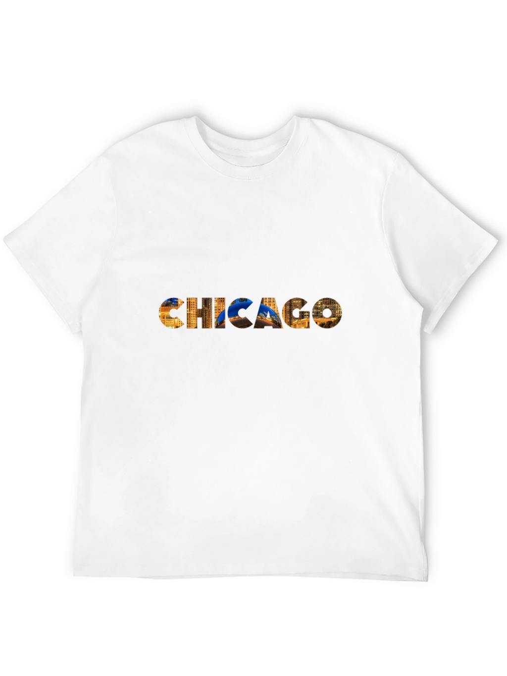 Chicago Skyline Graphic Black T-Shirt