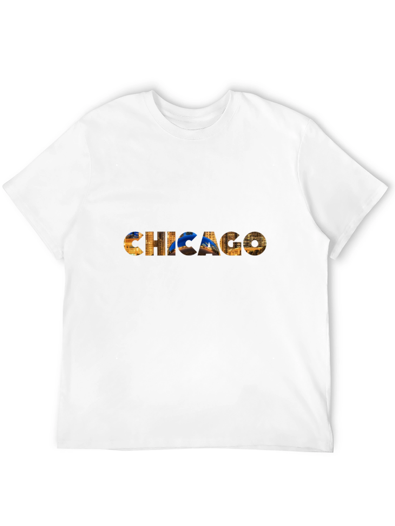 Chicago Skyline Graphic Black T-Shirt