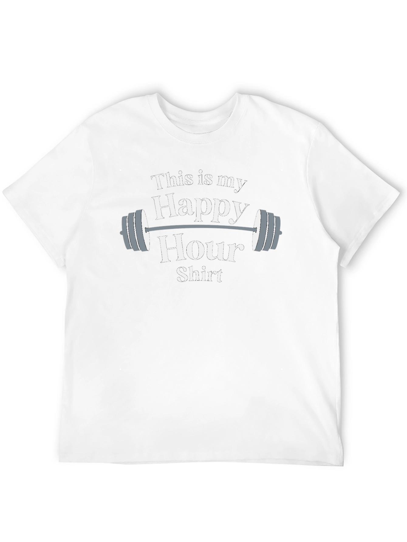 Funny Gym Happy Hour Shirt - Workout Apparel