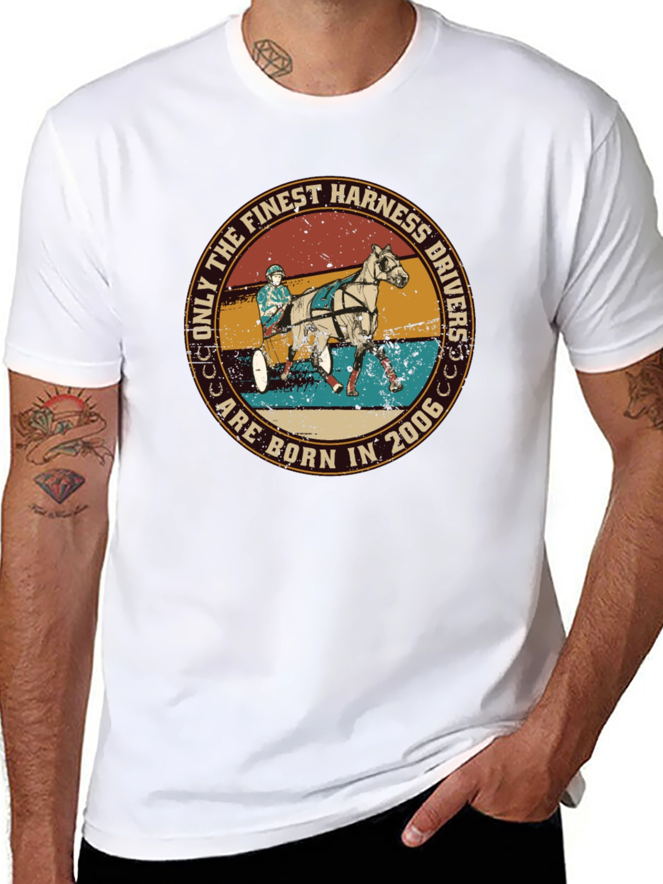 Finest Harness Drivers Born in 2006 - Unisex T-Shirt