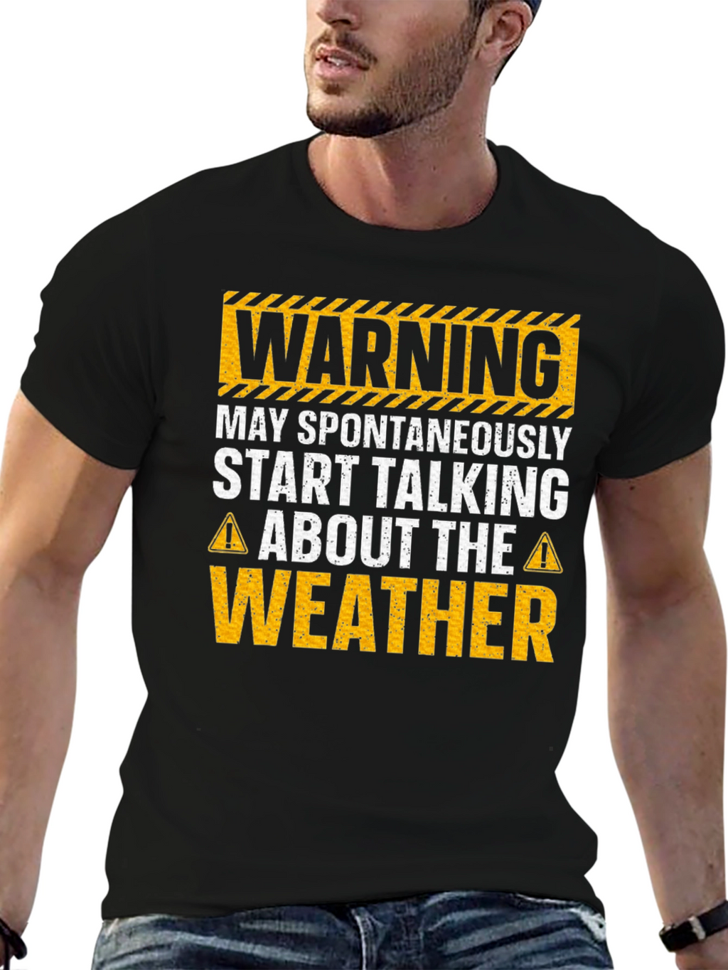 Warning May Spontaneously Talk Weather T-Shirt