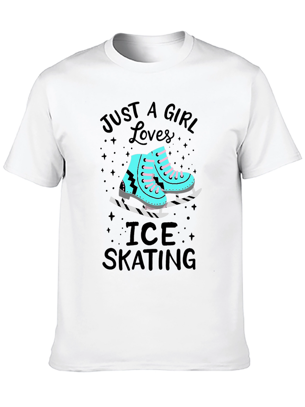 Just a Girl Who Loves Ice Skating T-Shirt