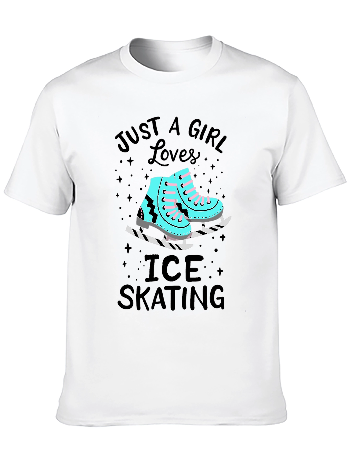 Just a Girl Who Loves Ice Skating T-Shirt